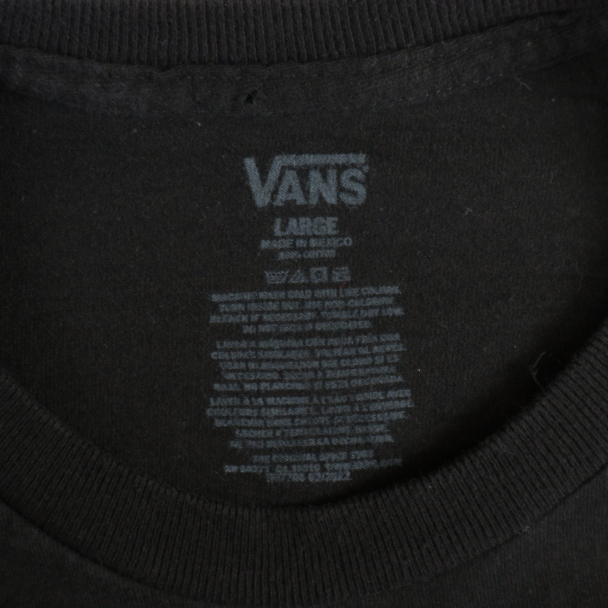 Vans Черна Тениска