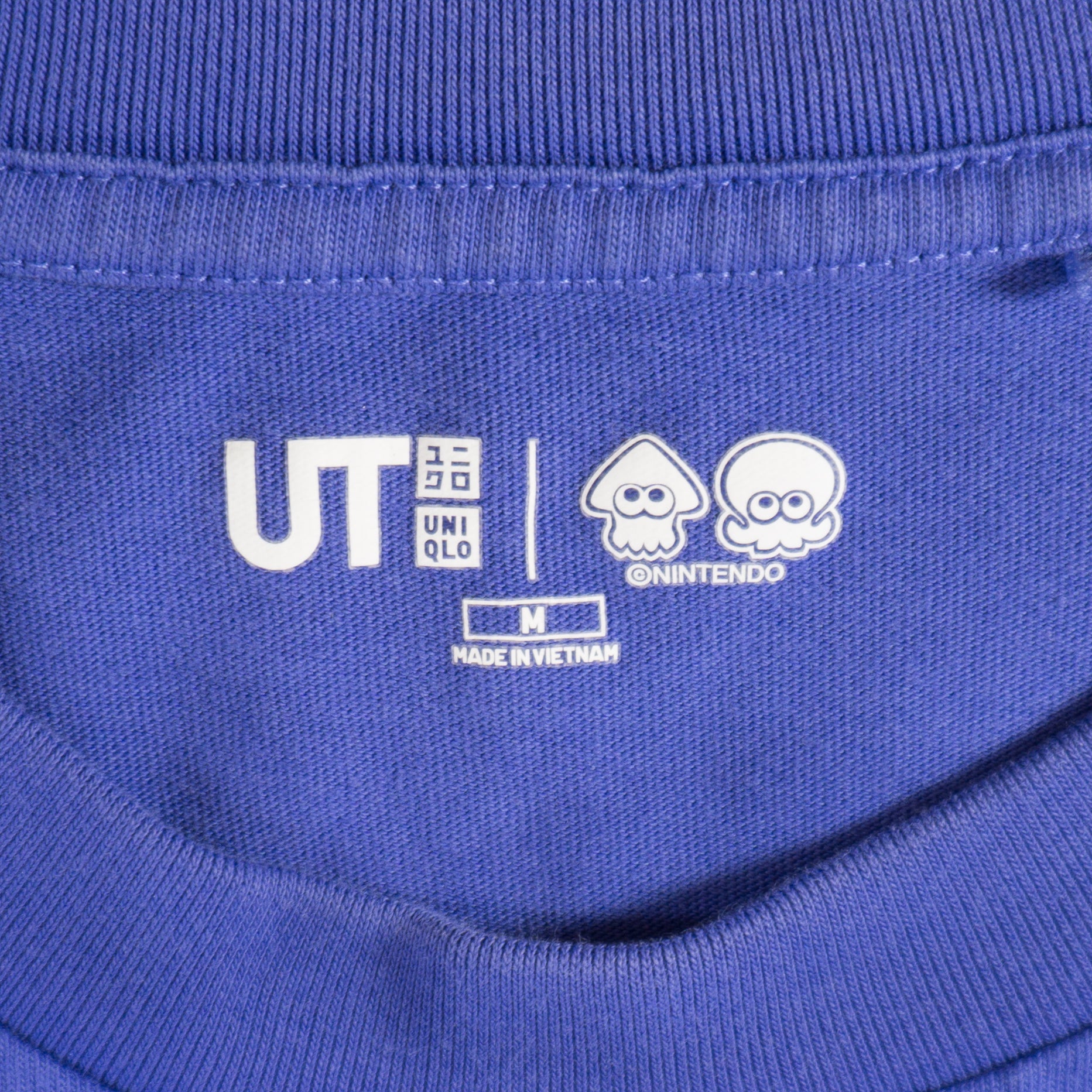 Uniqlo X Nintendo Лилава Тениска