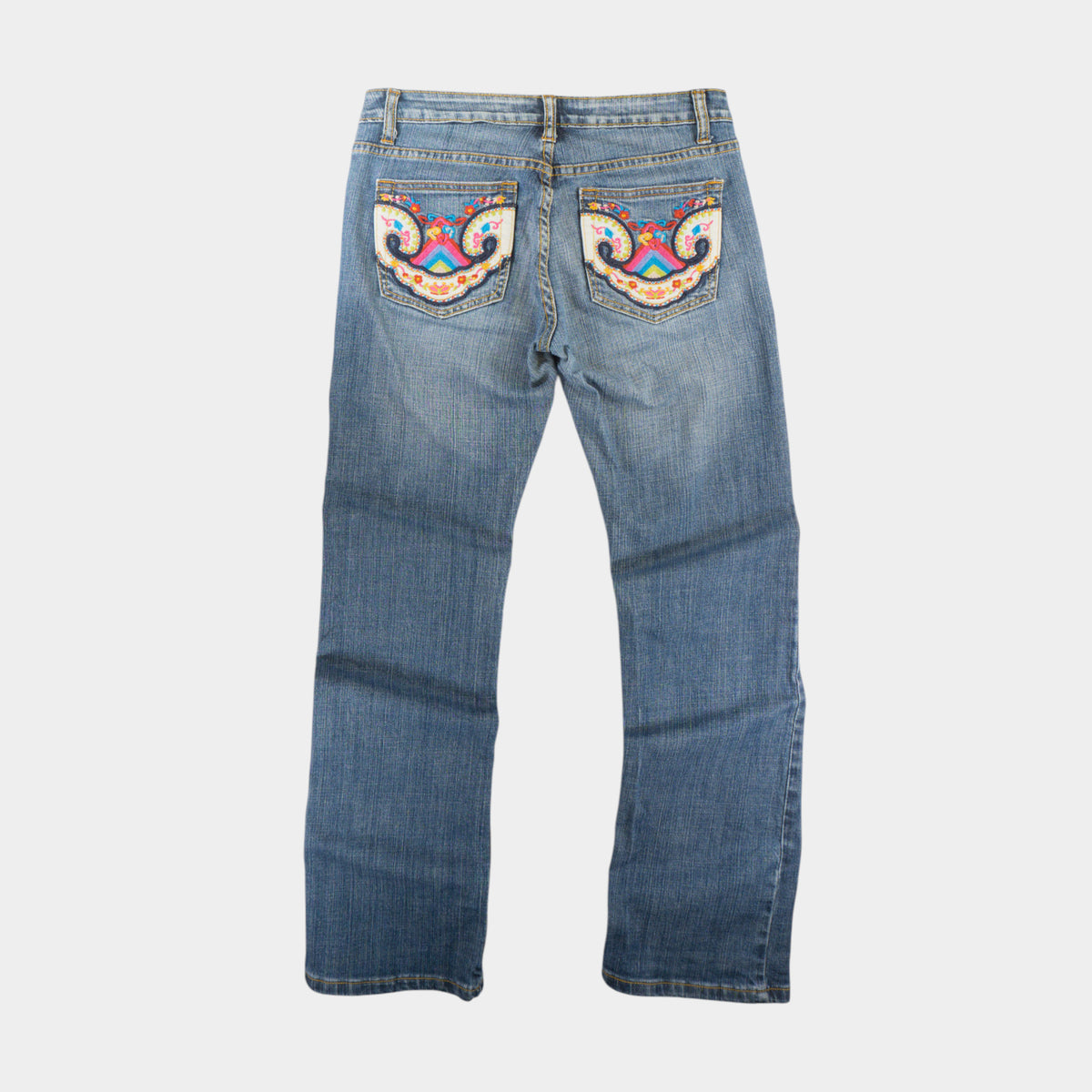 Nice Denim Винтидж 2000-те Бродирани Сини Дънки