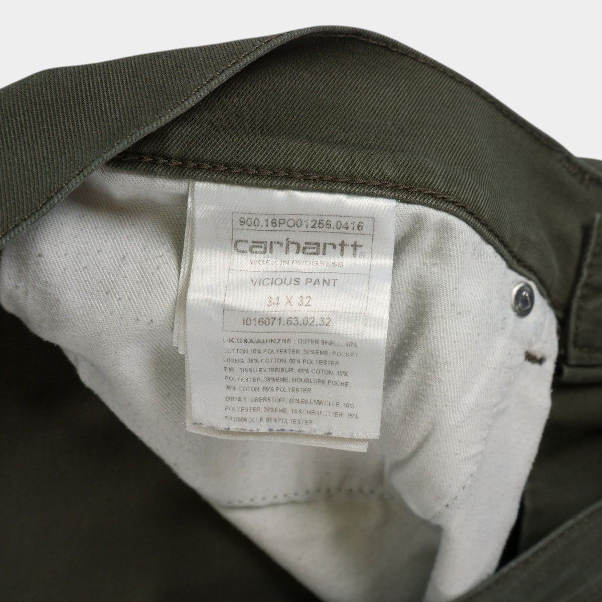 Carhartt Vicious Pant Зелени Панталони