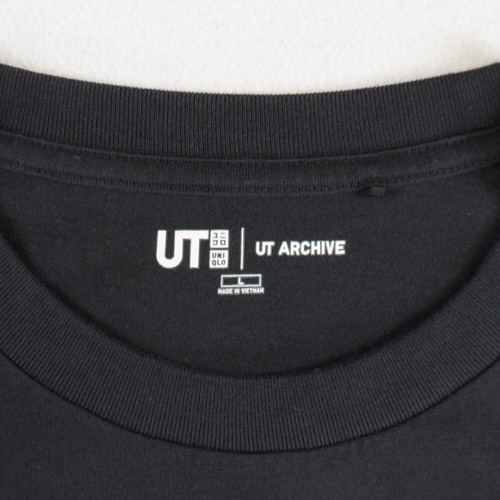 Uniqlo X Naruto Черна Тениска с Графика