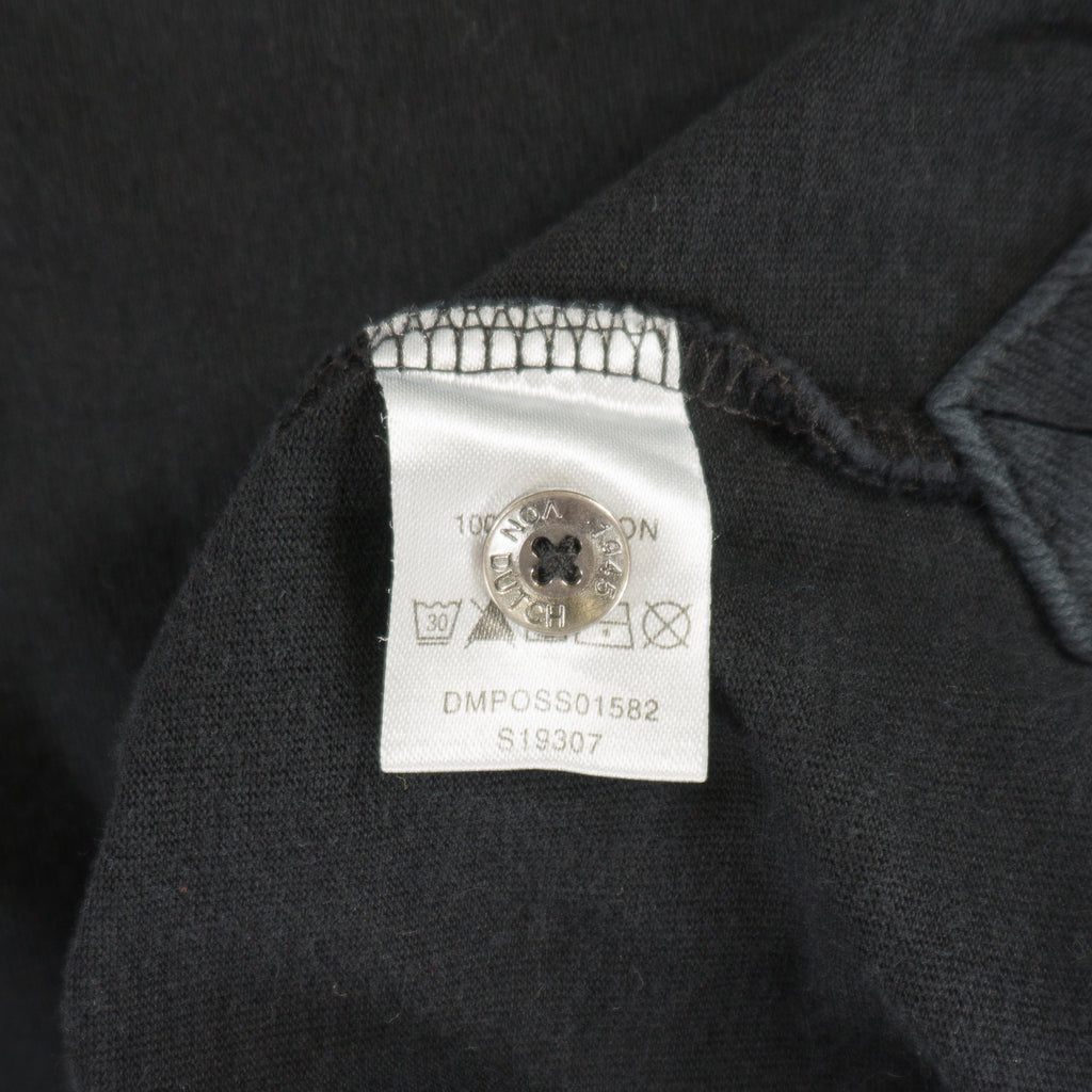 Von Dutch Черна Тениска с Яка