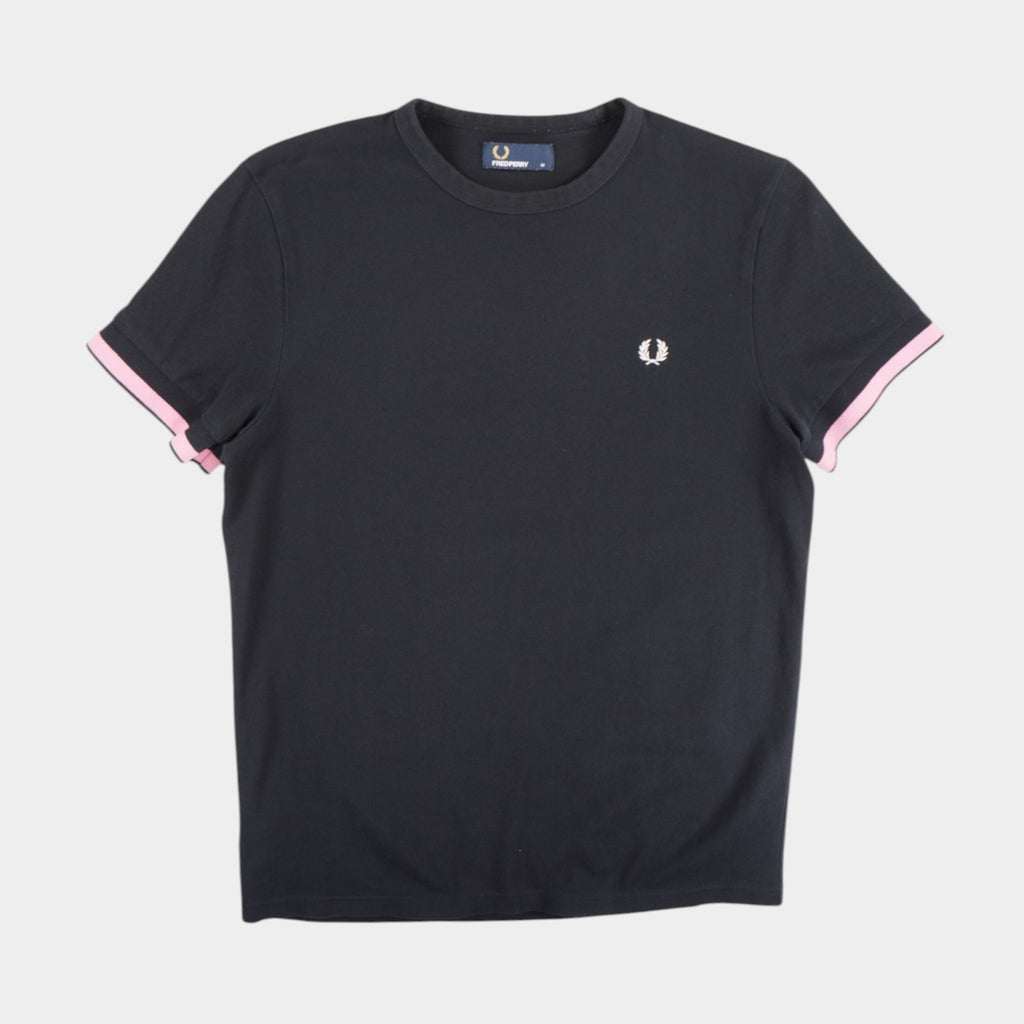 Fred Perry Черна Тениска