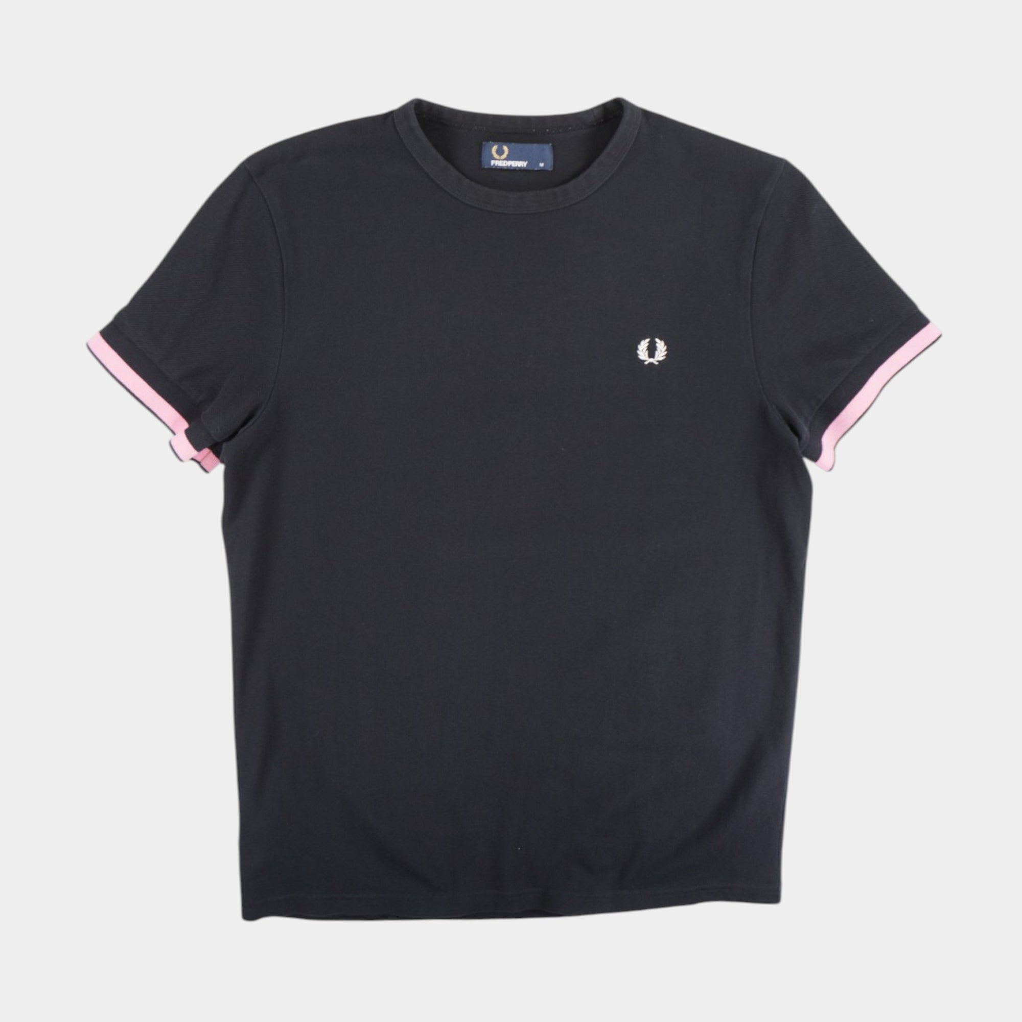 Fred Perry Черна Тениска