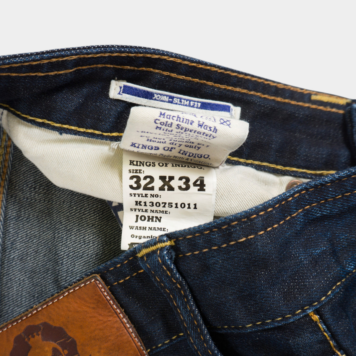Kings of Indigo Selvedge Сини Дънки