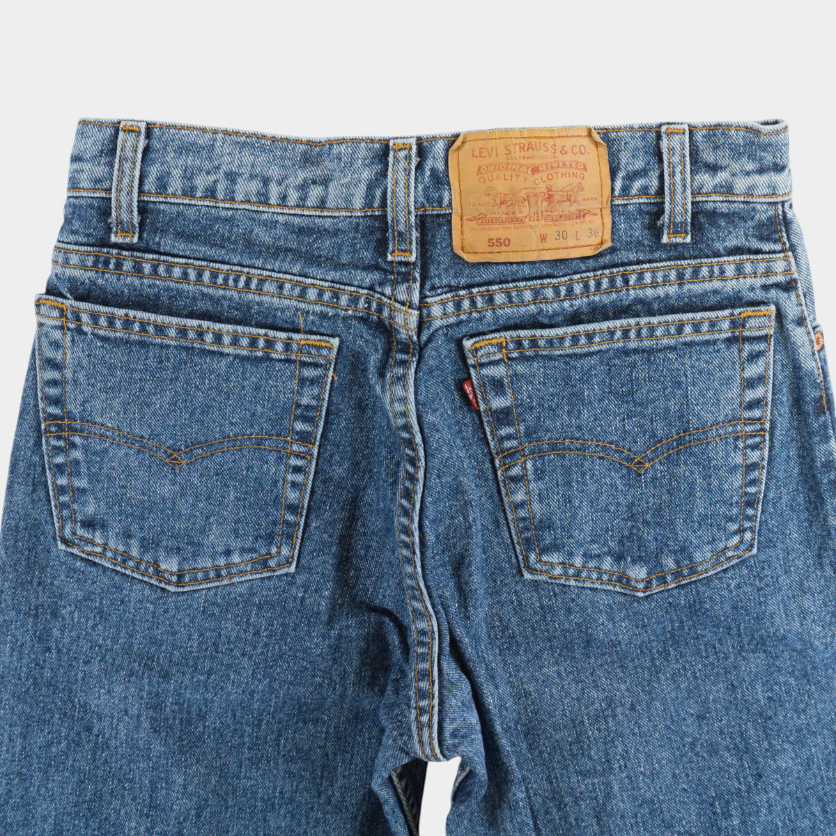Levi’s 550 Винтидж 90-те Acid Wash Сини Дънки