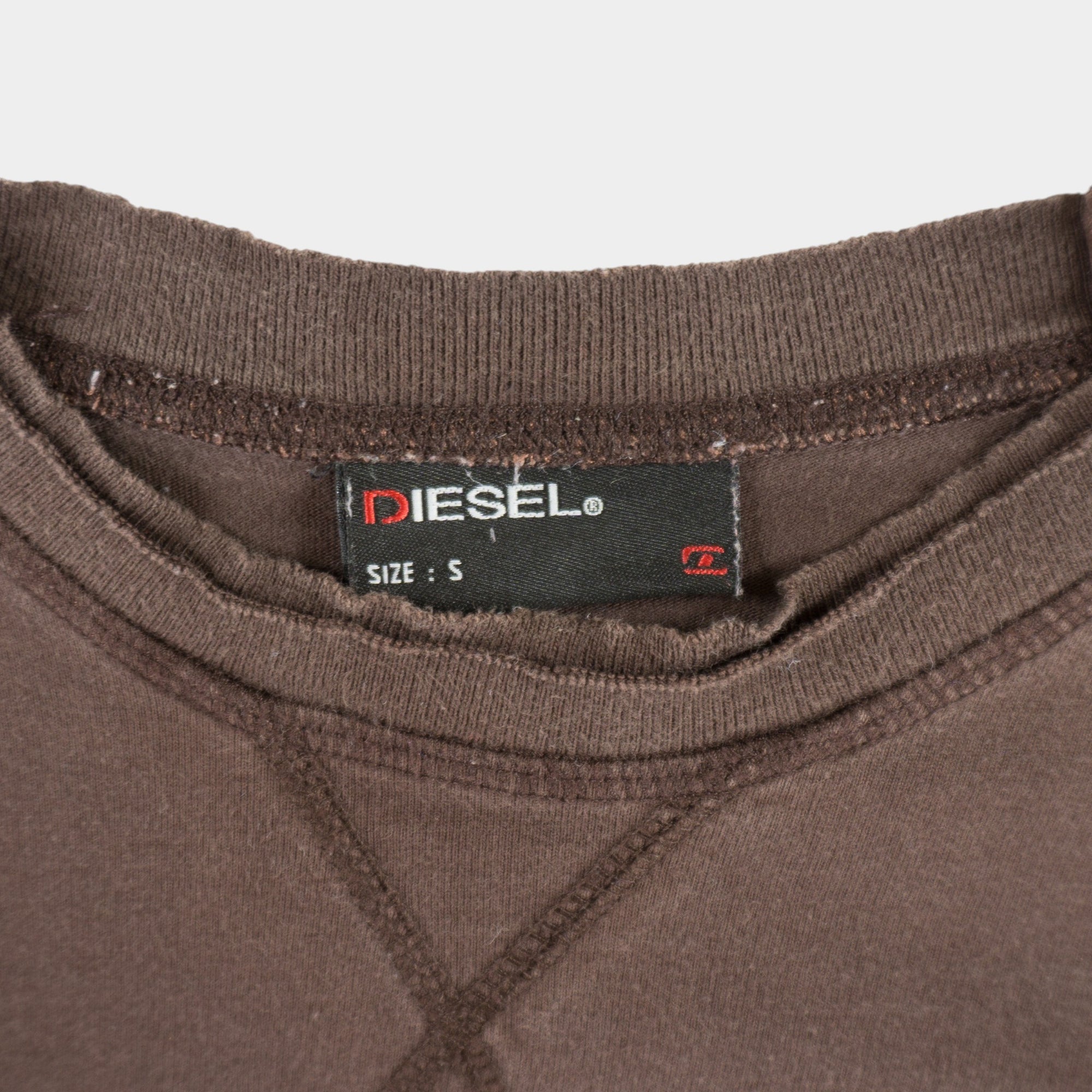 Diesel Винтидж Кафява Тениска с Графика