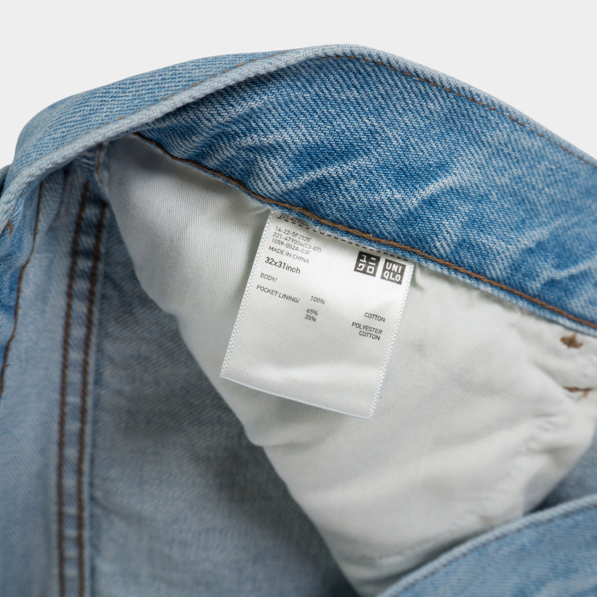 Uniqlo X JW Anderson Сини Дънки