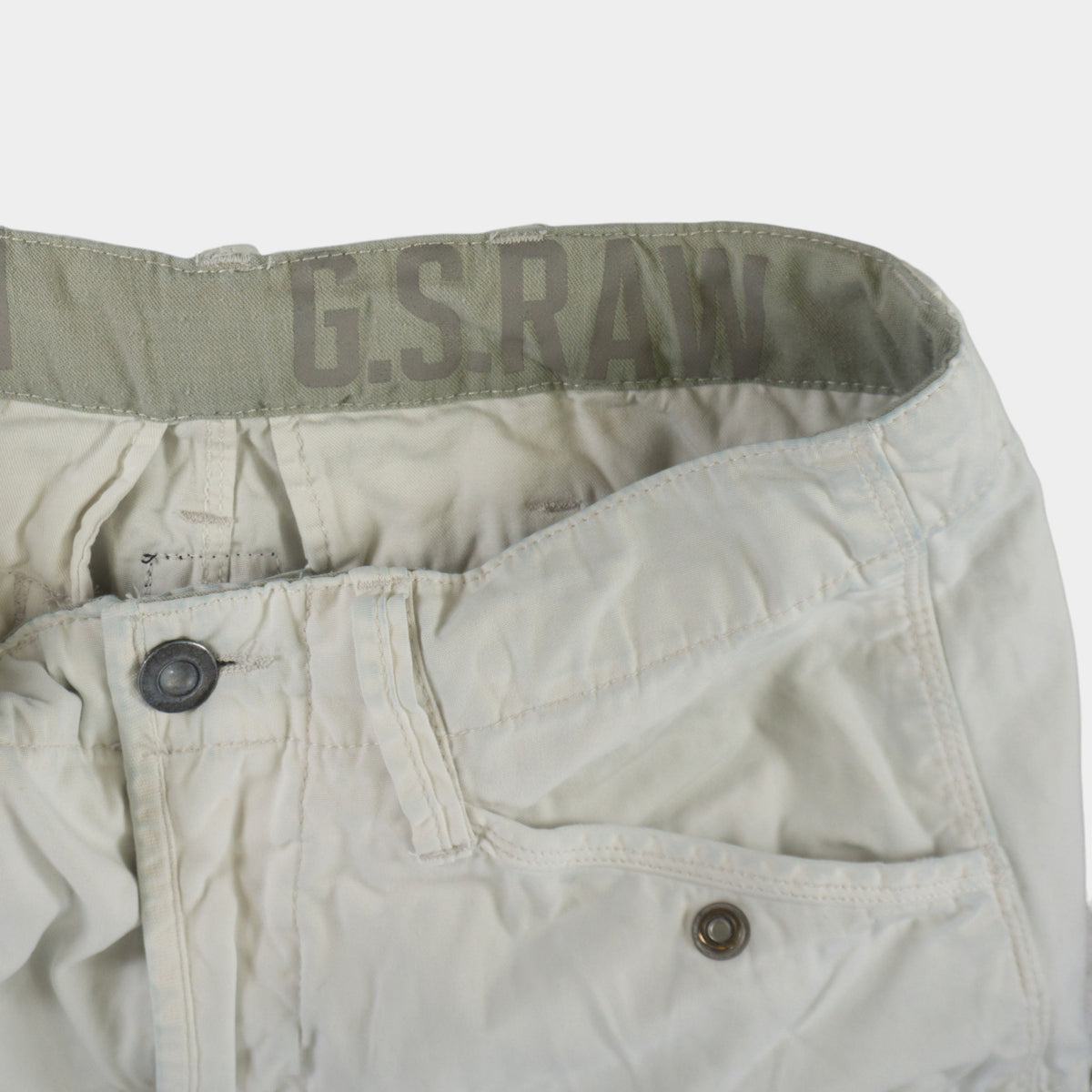 G-Star Raw 3/4 Бели Къси Карго Панталони