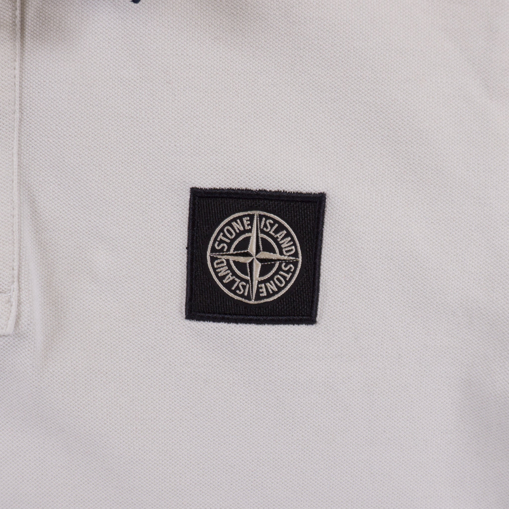 Stone Island Junior Бяла Тениска с Яка