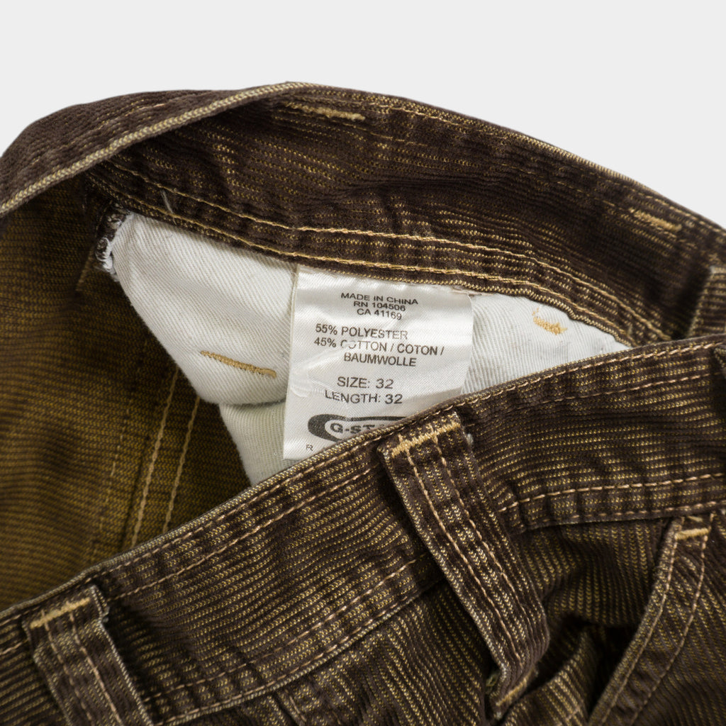 G-Star Raw Винтидж 2000-те Кафяви Джинсови Панталони