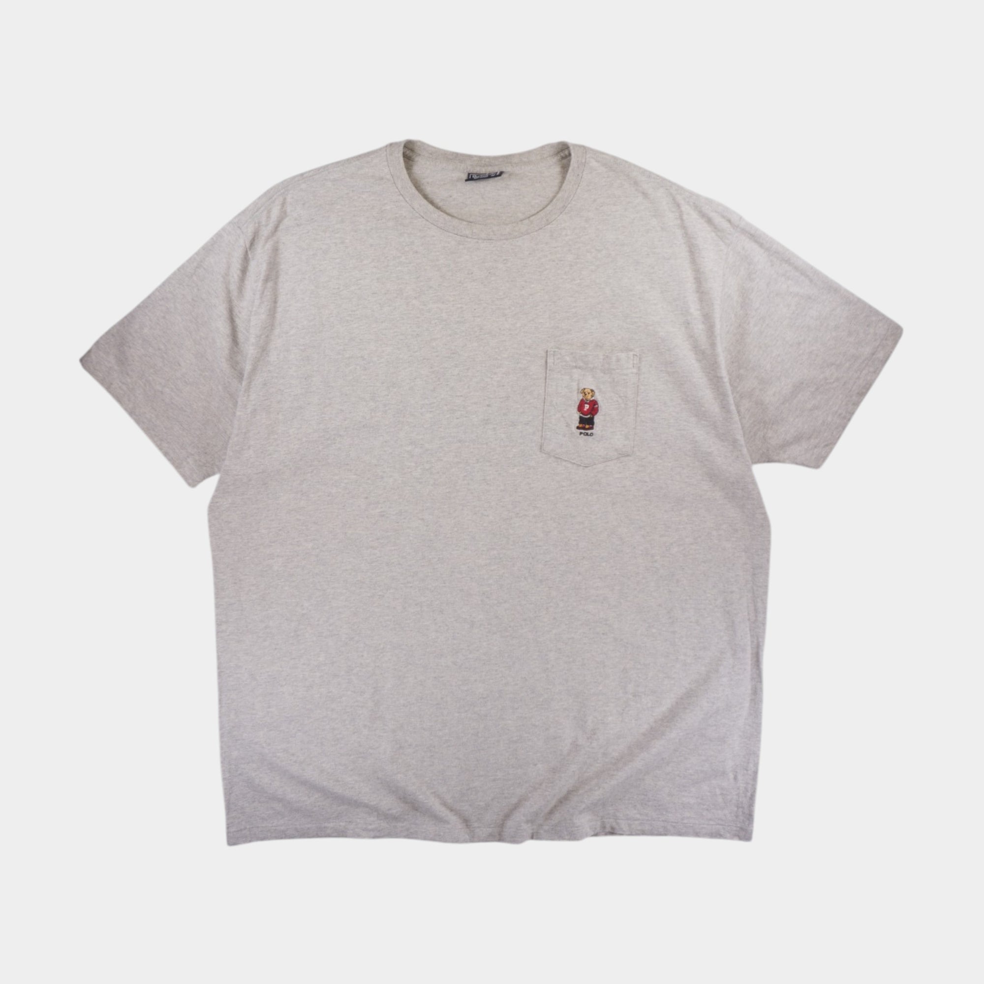 Polo Ralph Lauren Винтидж Сива Единичен Шев Тениска