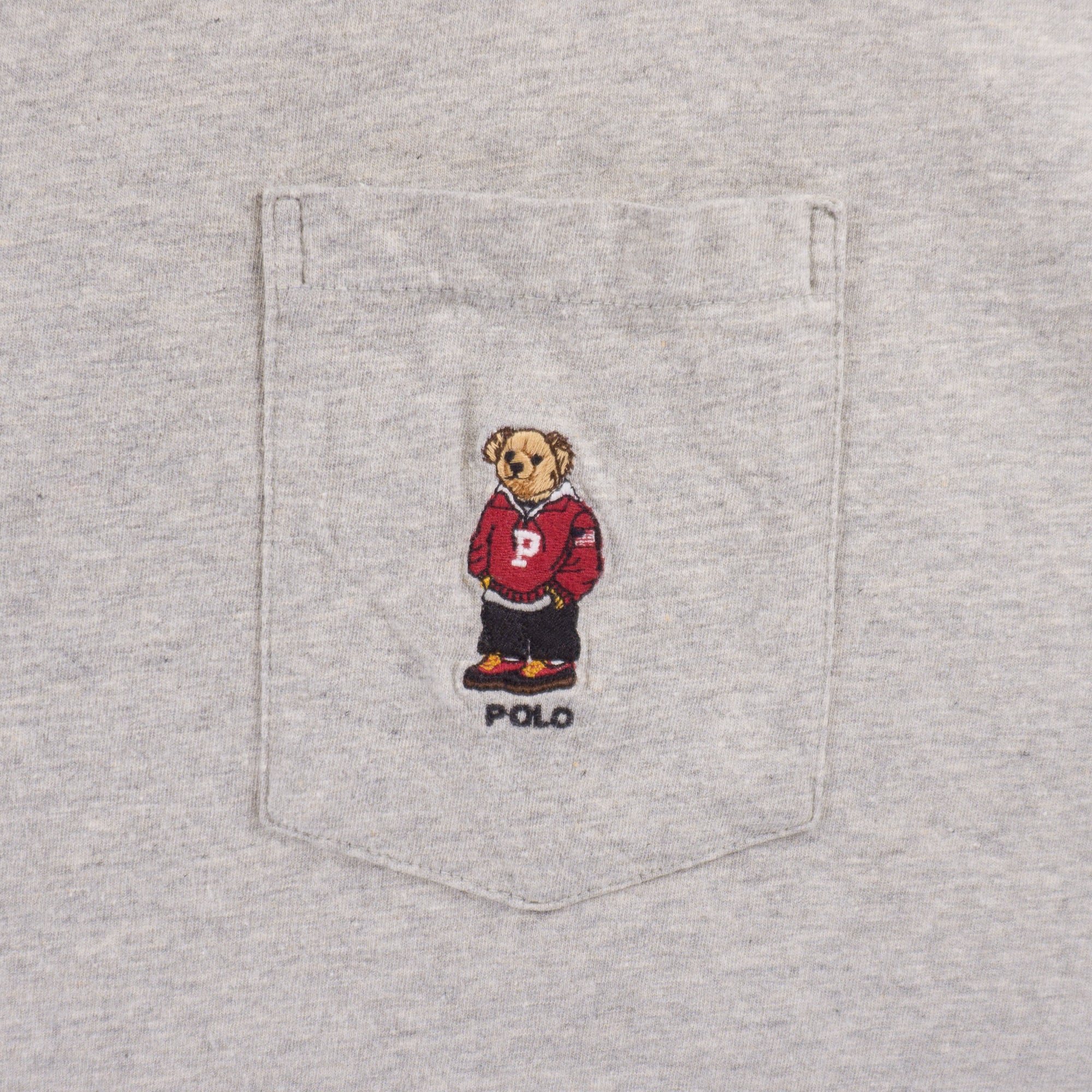 Polo Ralph Lauren Винтидж Сива Единичен Шев Тениска