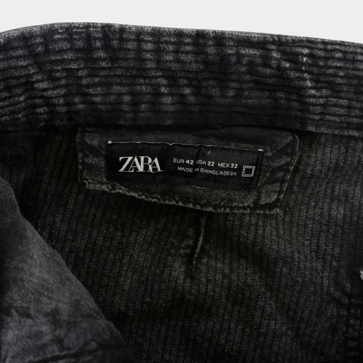 Zara Acid Wash Сиви Джинсови Панталони