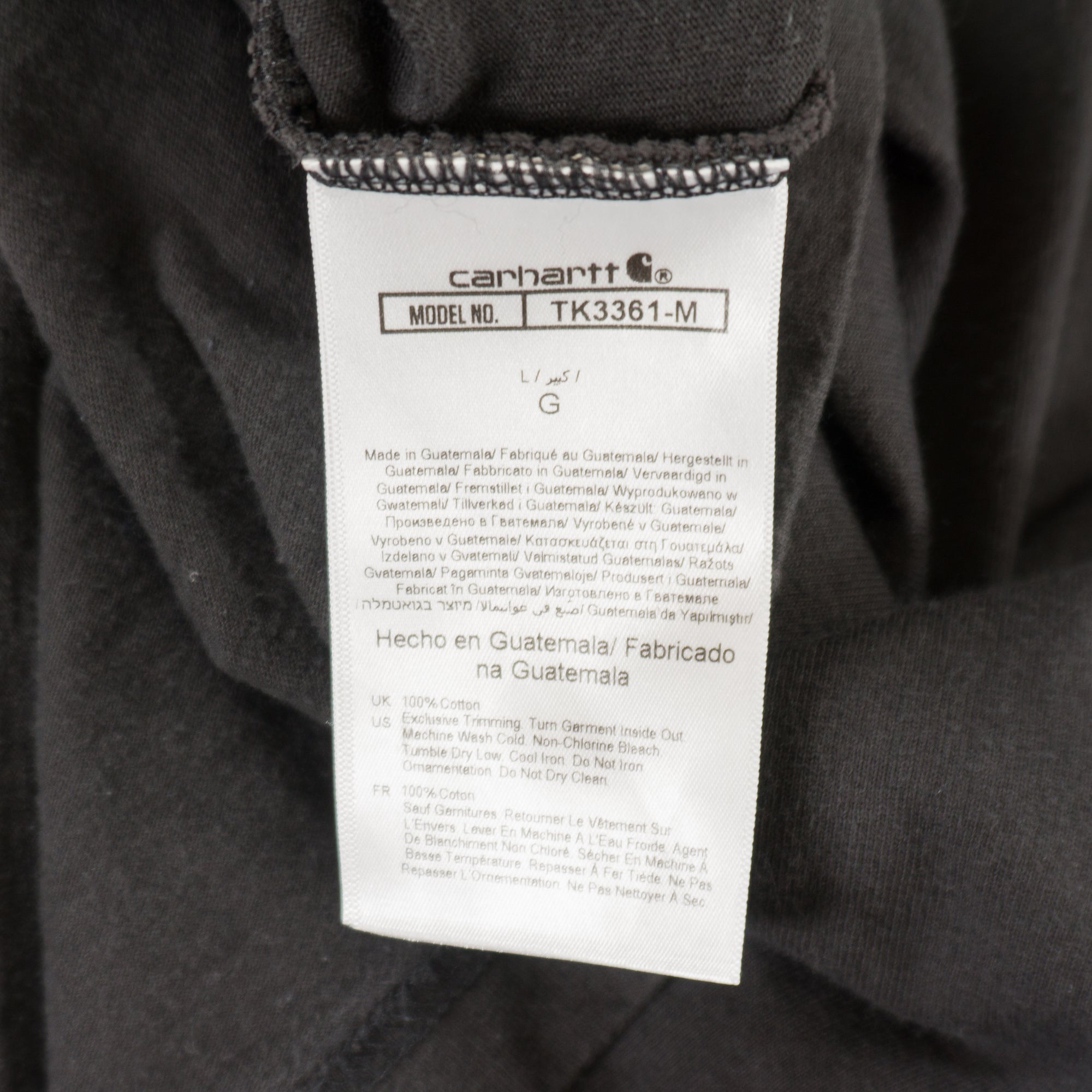 Carhartt Черна Тениска