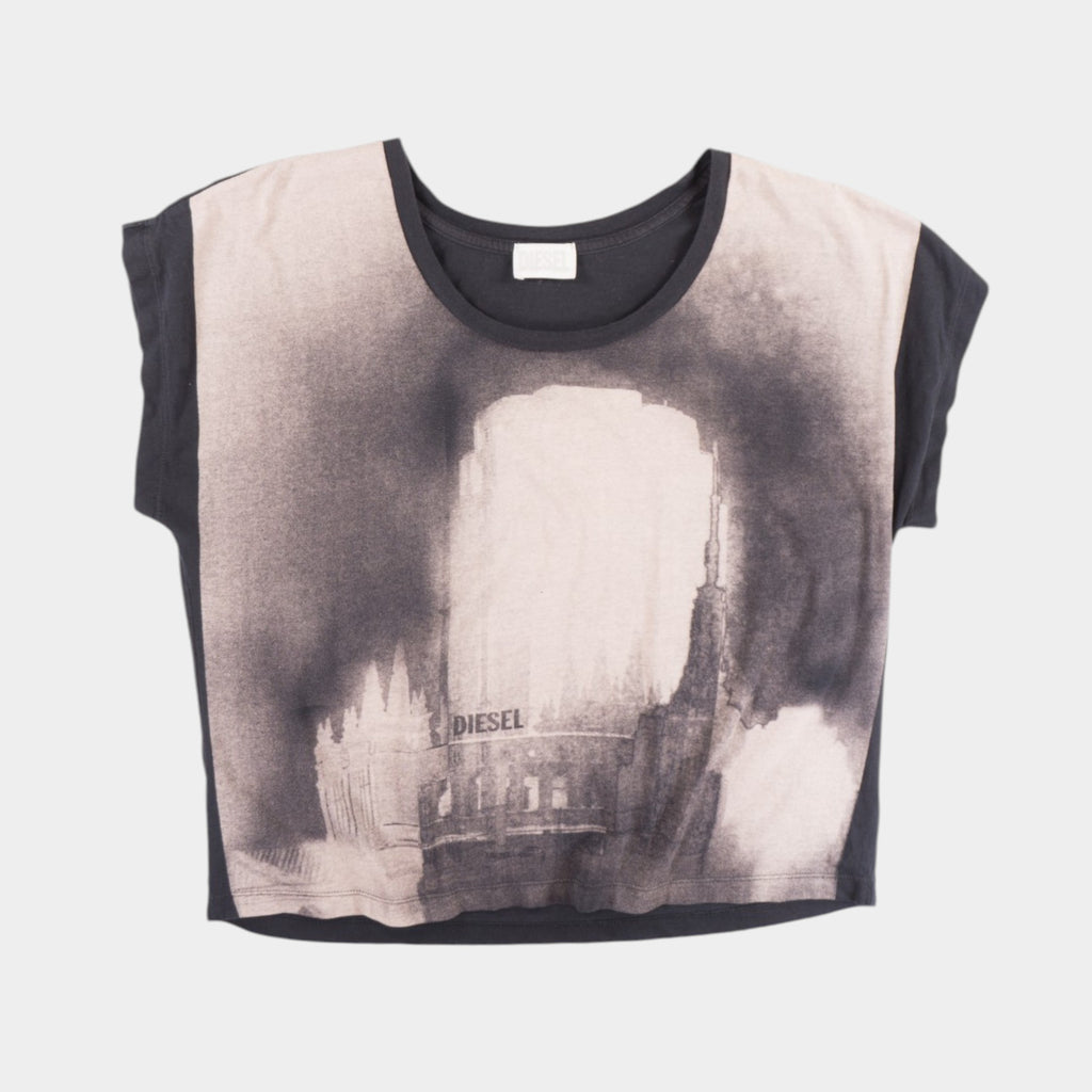 Diesel Винтидж Тениска с Графика