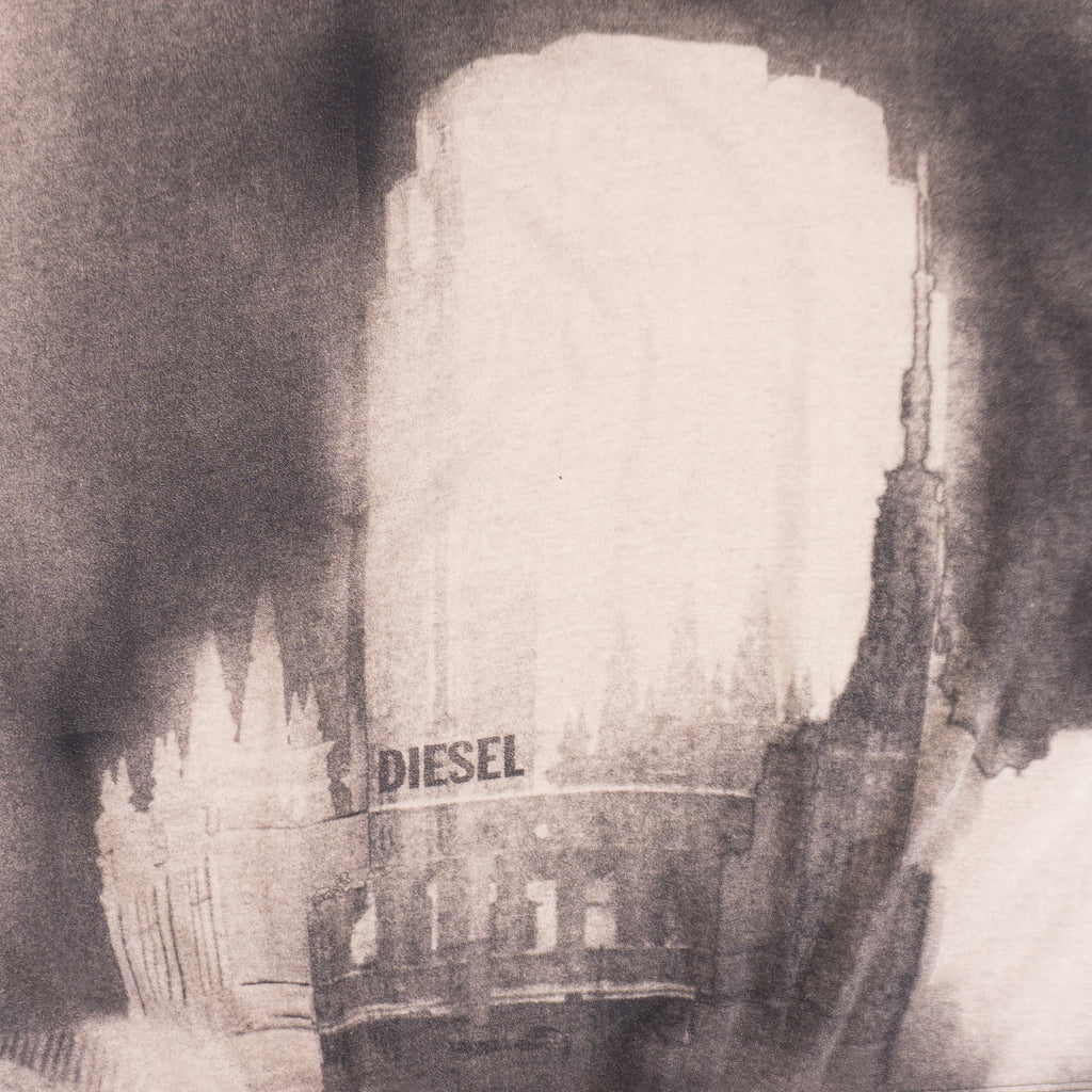 Diesel Винтидж Тениска с Графика