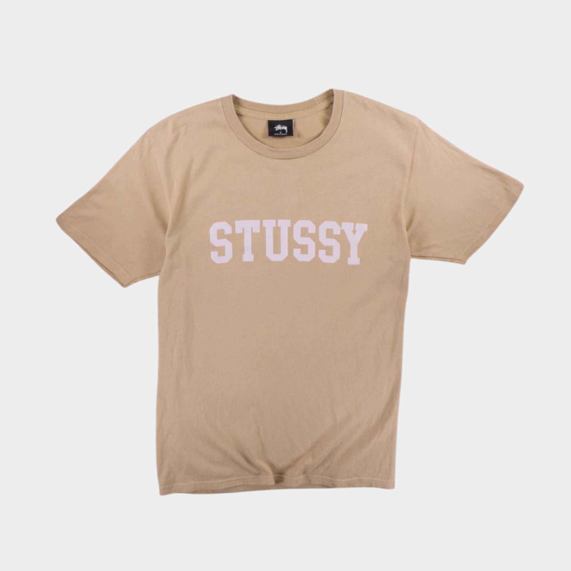Stussy Бежова Тениска