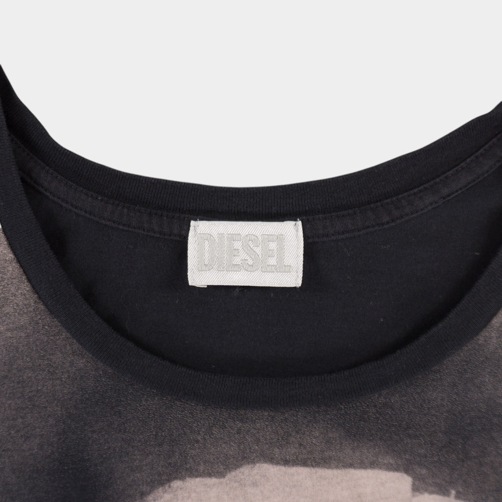 Diesel Винтидж Тениска с Графика