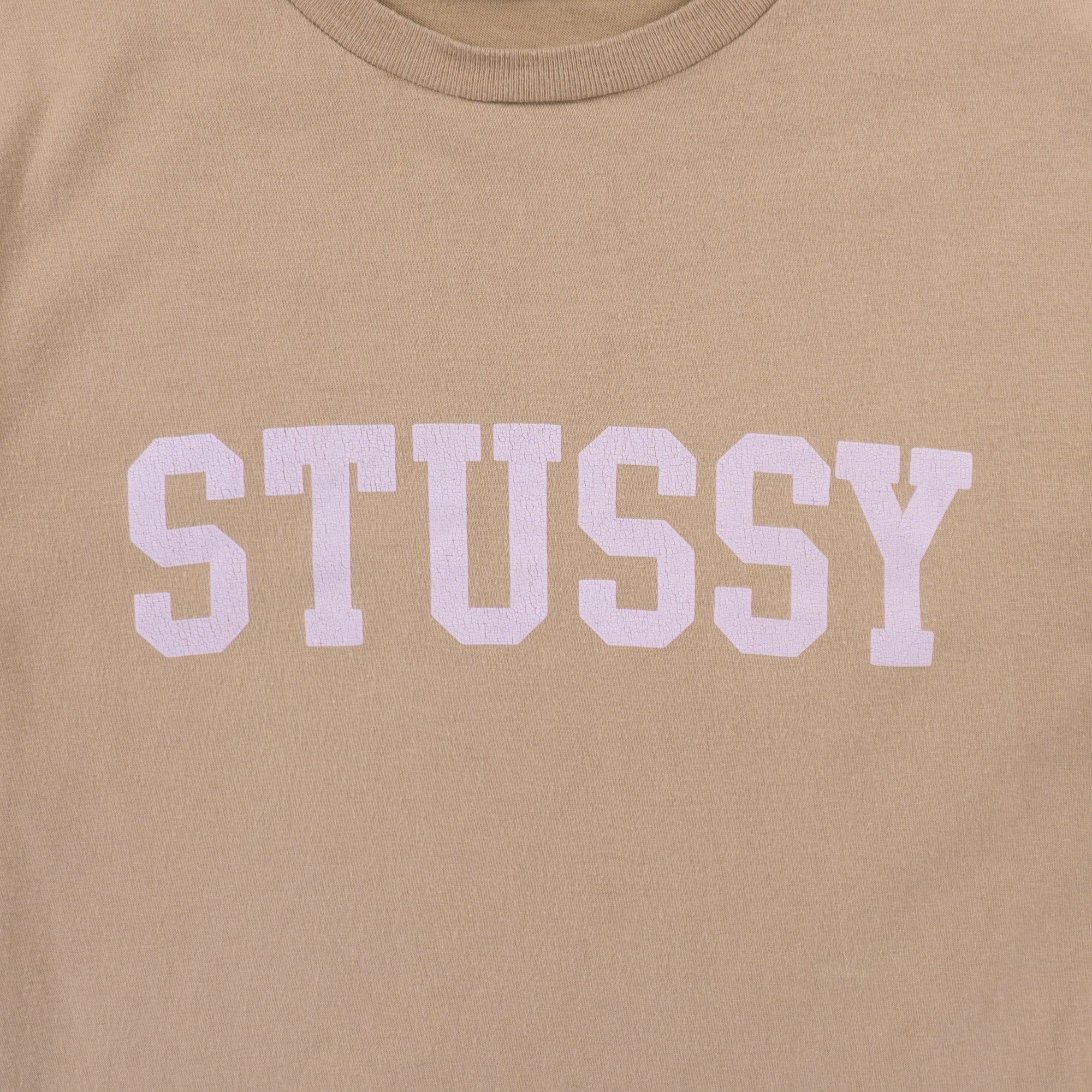 Stussy Бежова Тениска