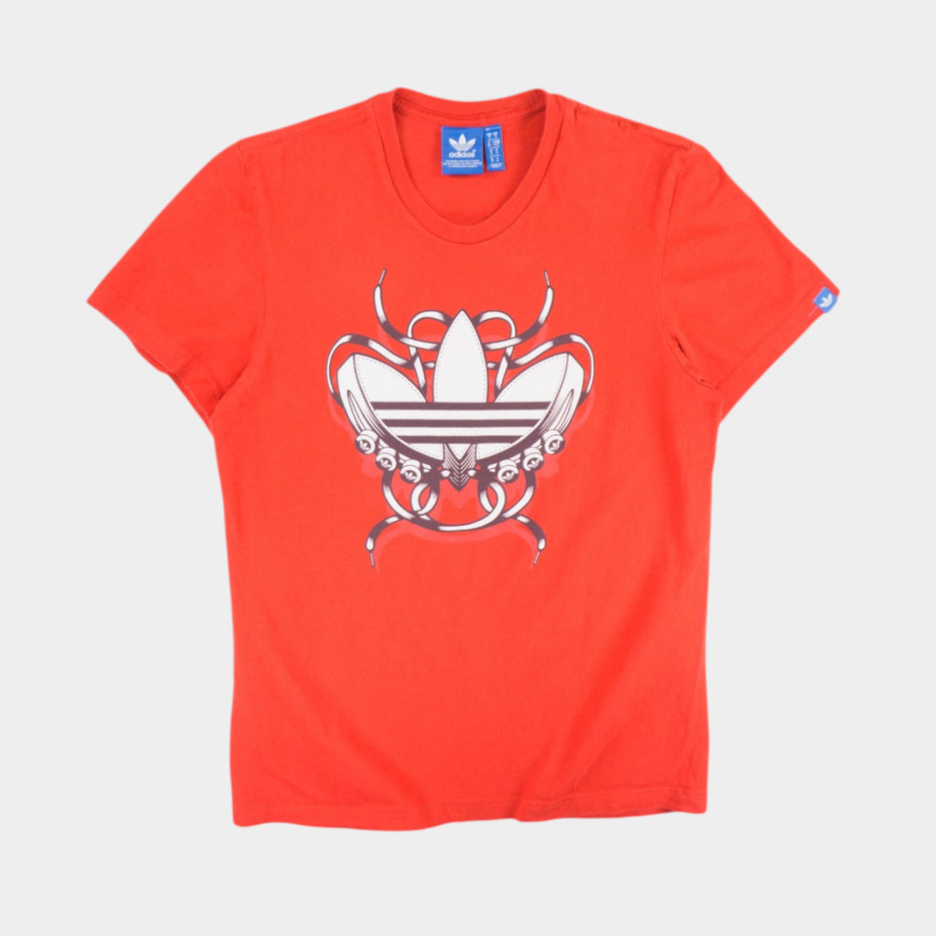 Adidas Originals Червена Тениска с Графика