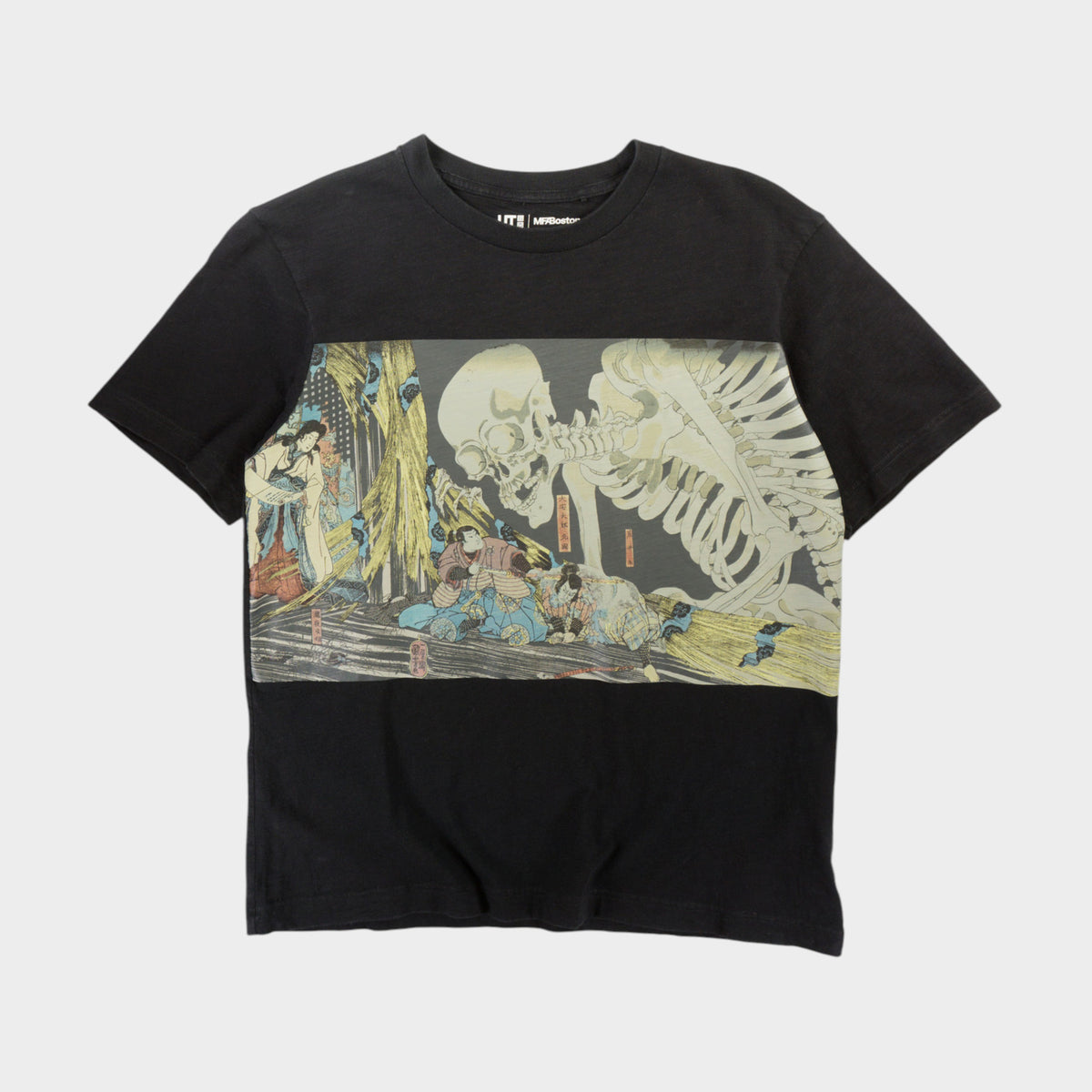 Uniqlo X MFA Boston Черна Тениска с Графика