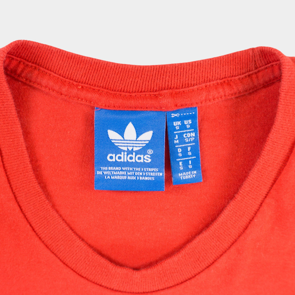 Adidas Originals Червена Тениска с Графика