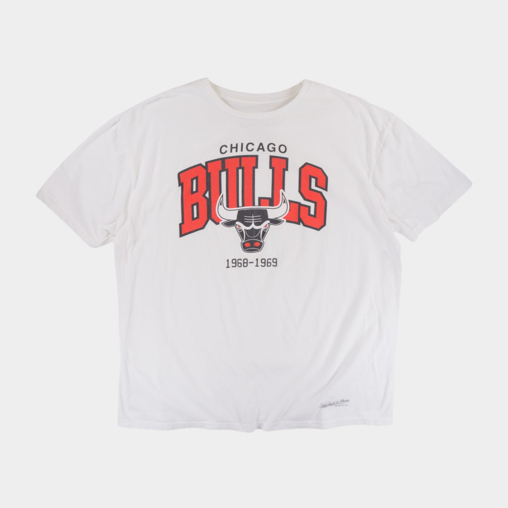 Mitchell & Ness Chicago Bulls Бяла Тениска
