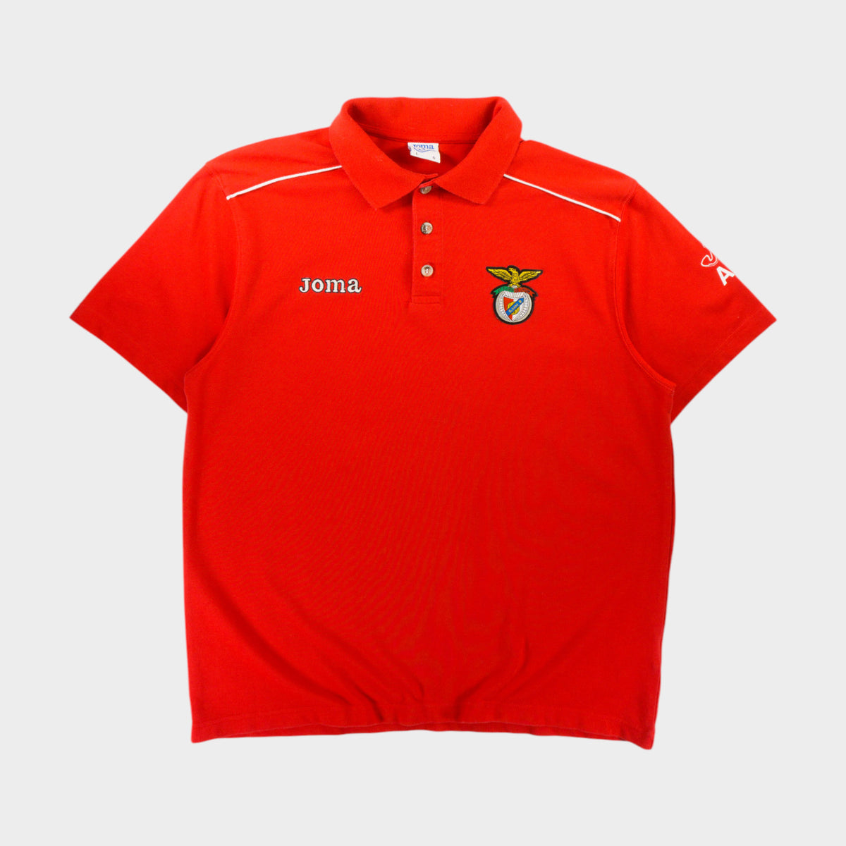 Joma SL Benfica Червена Тениска с Яка