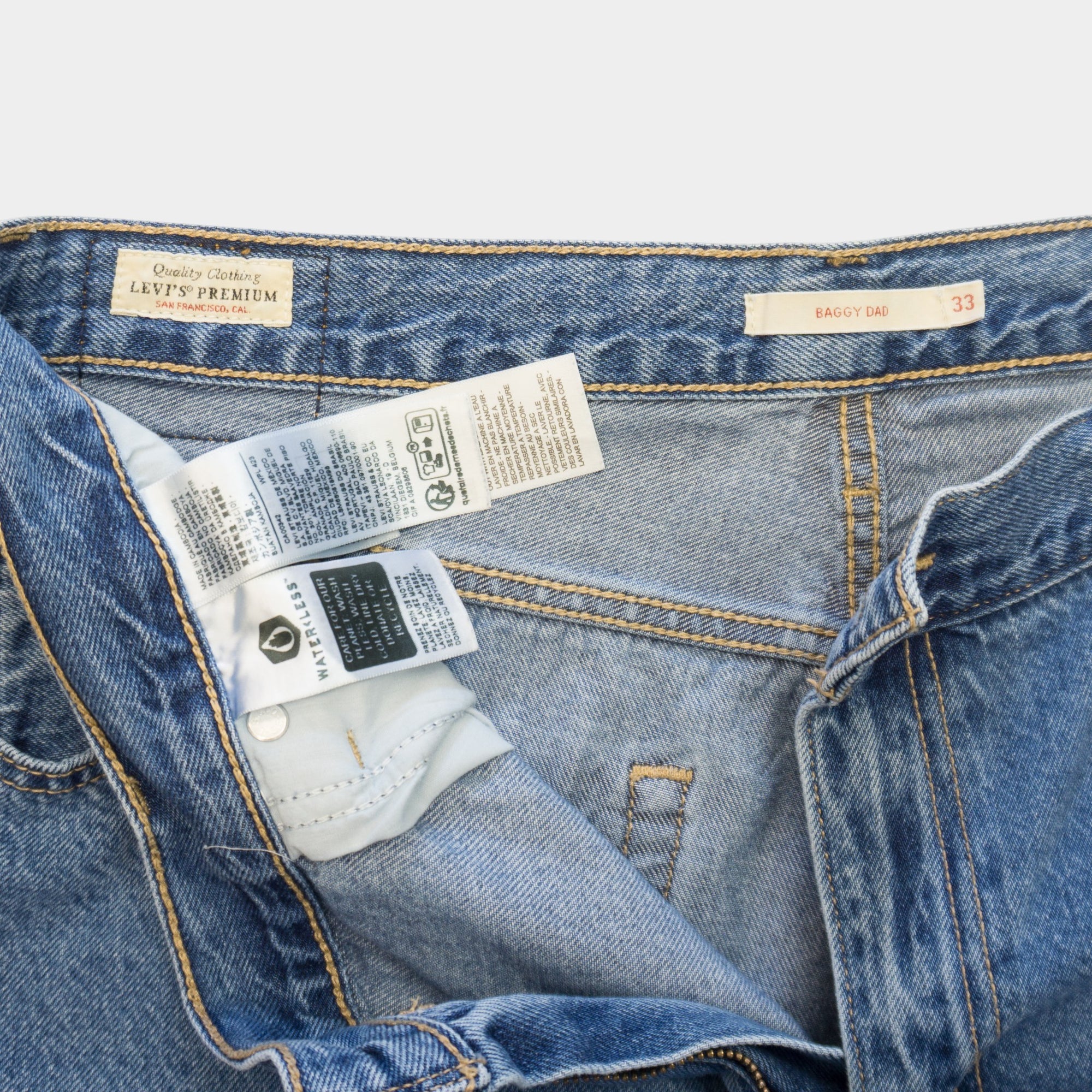 Levi's Premium "Big E" Широки Дънки