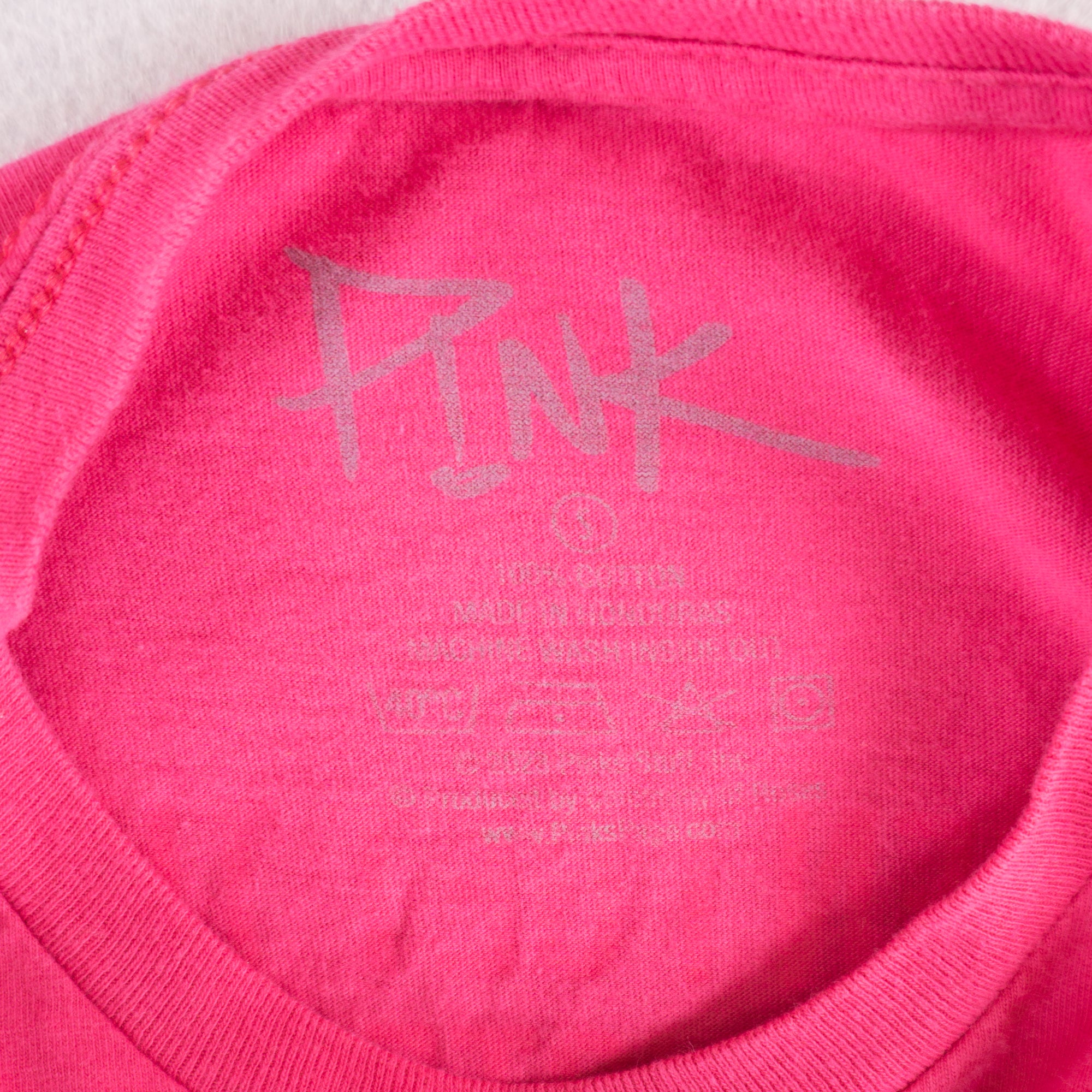 Pink Розова Тениска с Графика