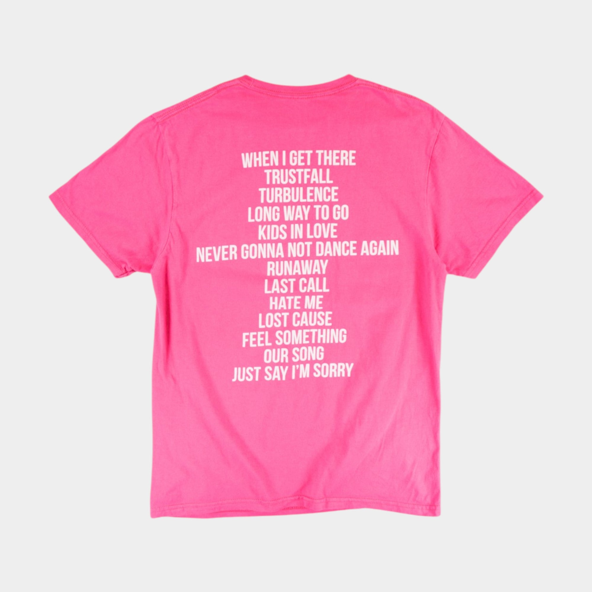 Pink Розова Тениска с Графика