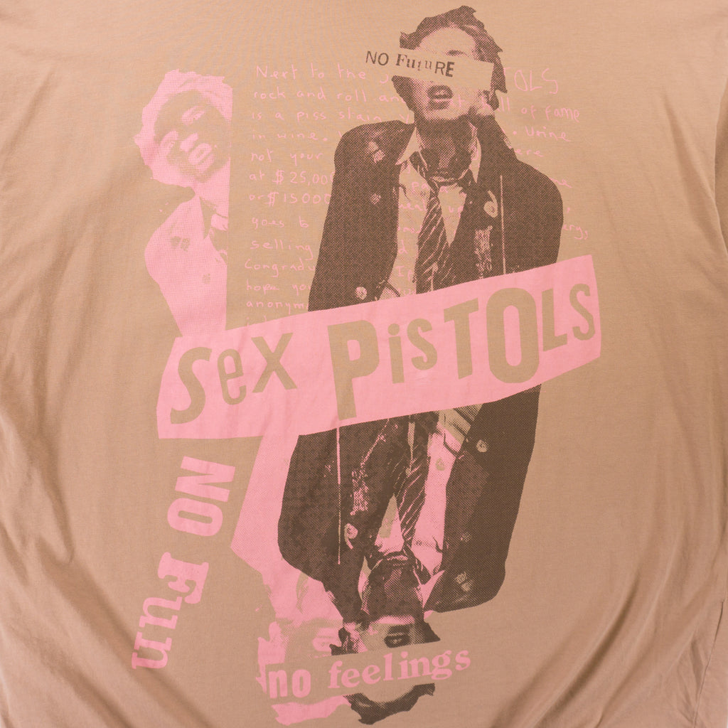 H&M X Sex Pistols Кафява Тениска с Графика