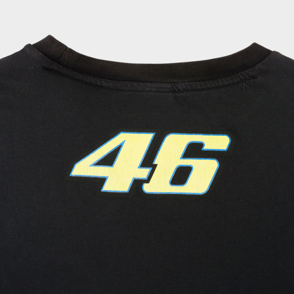 VR 46 Racing Черна Тениска с Графика