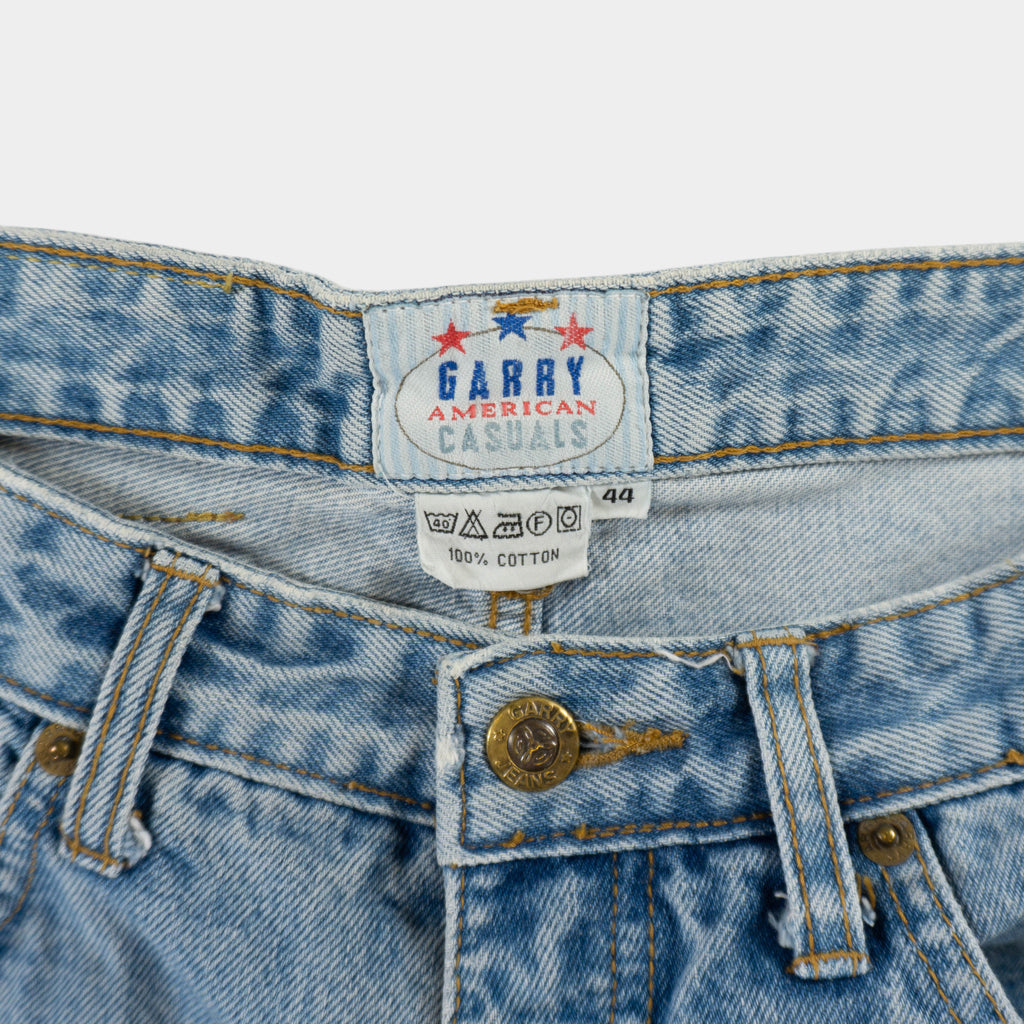 Garry American Casuals Винтидж Сини Къси Дънки