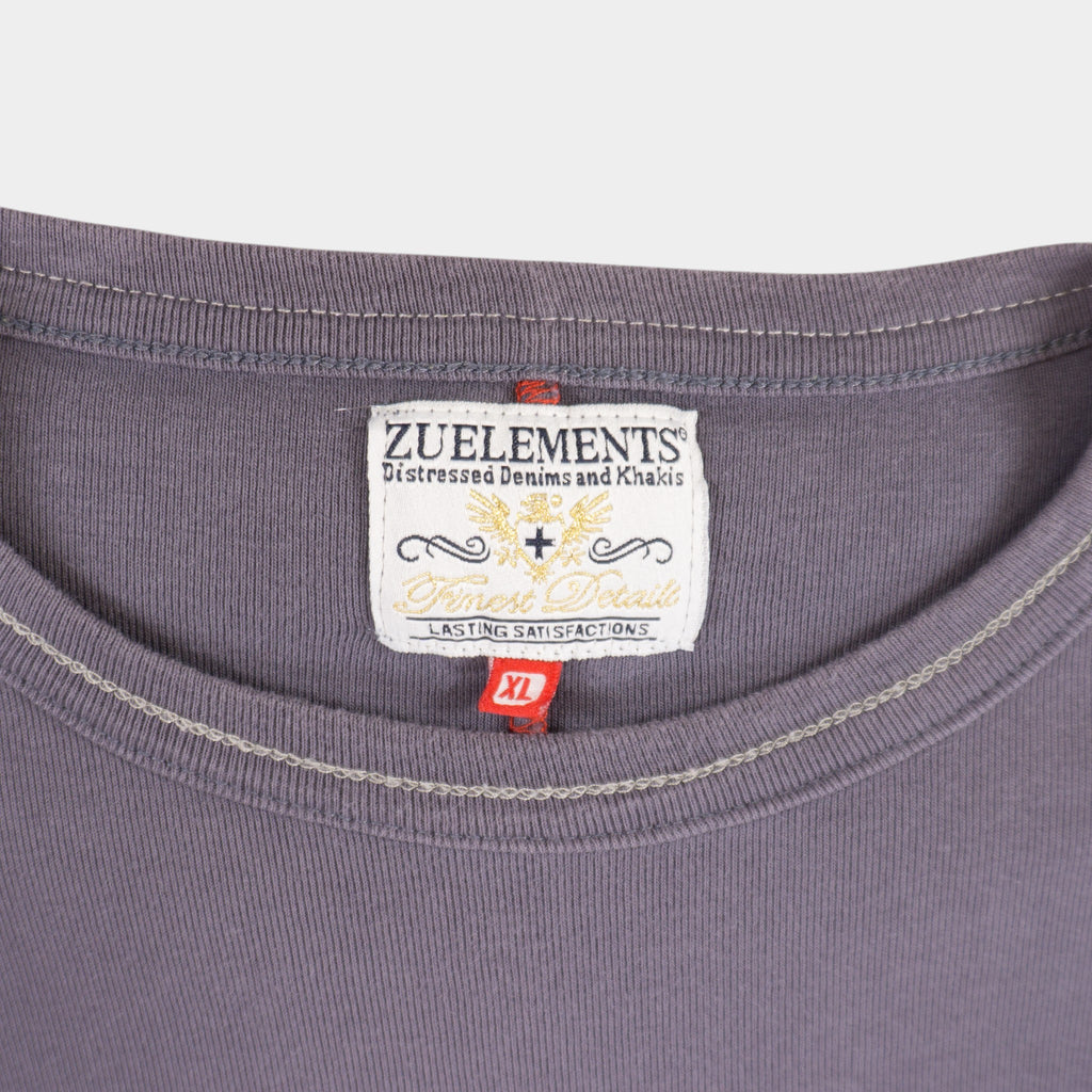Zuelements Винтидж Y2K Лилава Тениска