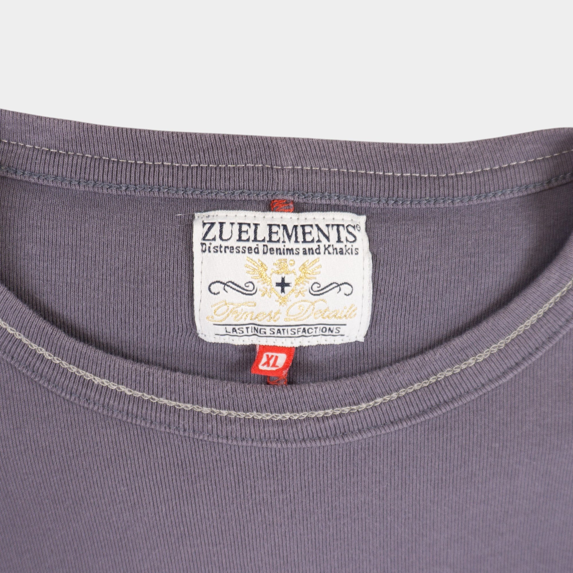 Zuelements Винтидж Y2K Лилава Тениска