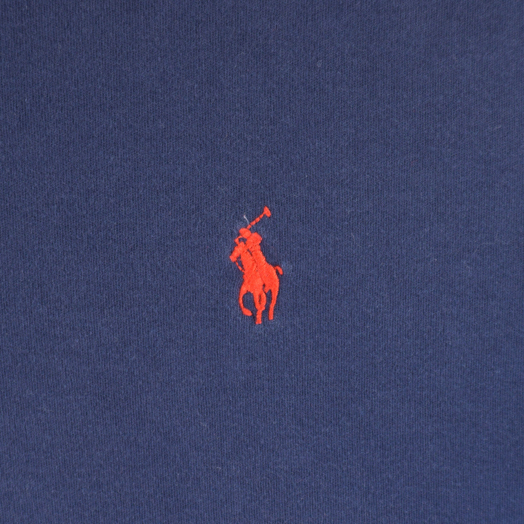 Polo Ralph Lauren Винтидж Тъмно Синя Тениска с Яка