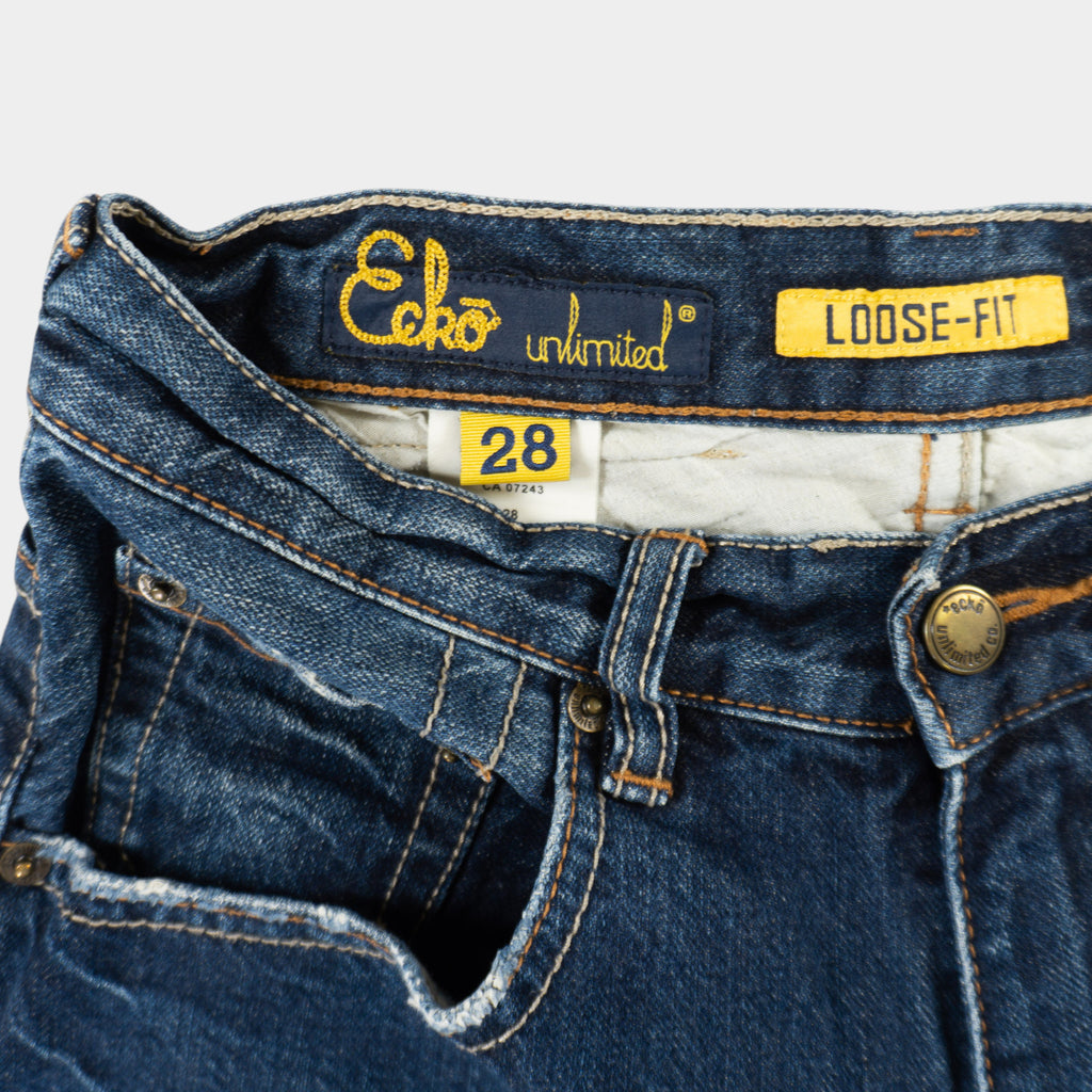 Ecko Unltd. Винтидж Сини Къси Дънки