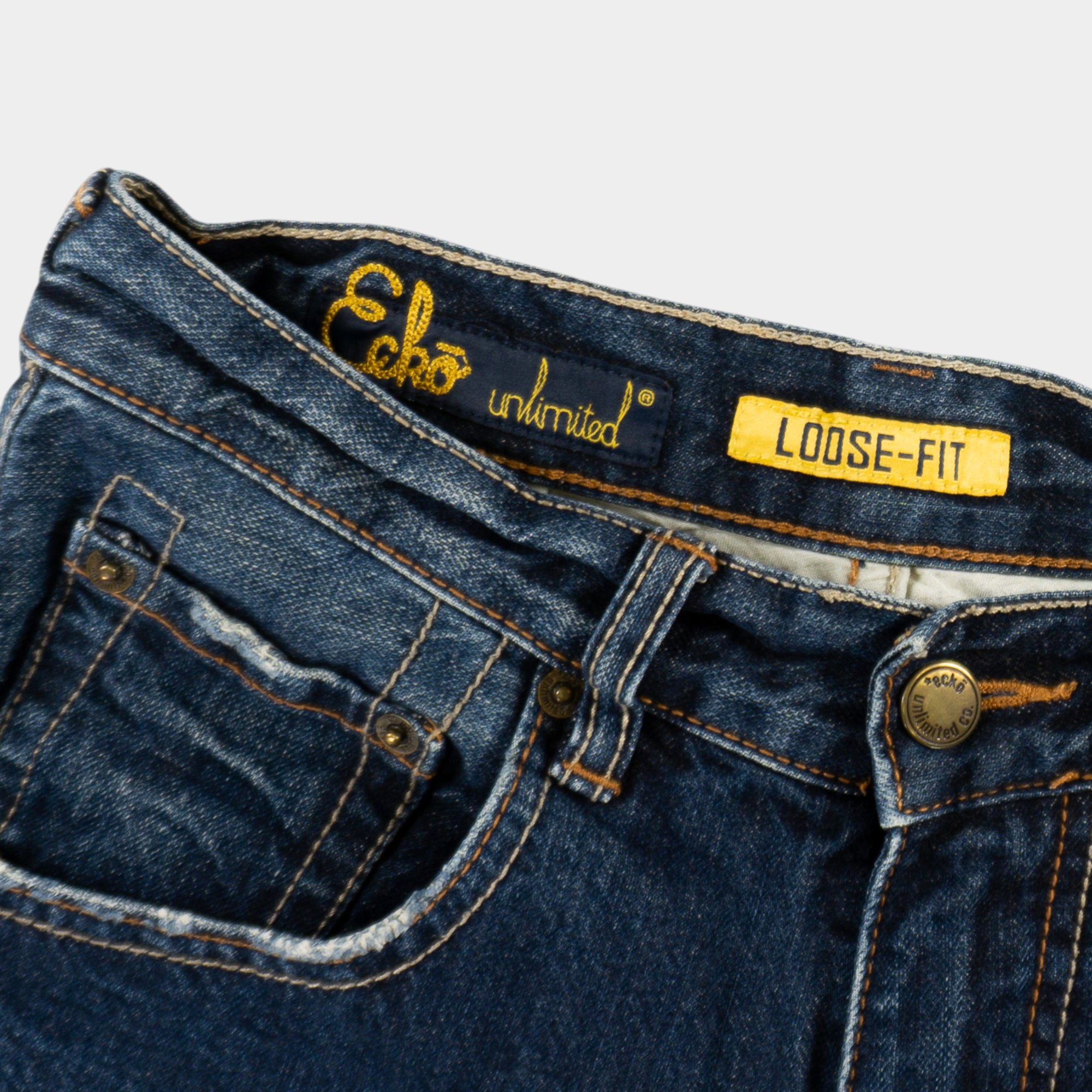 Ecko Unltd. Винтидж Сини Къси Дънки