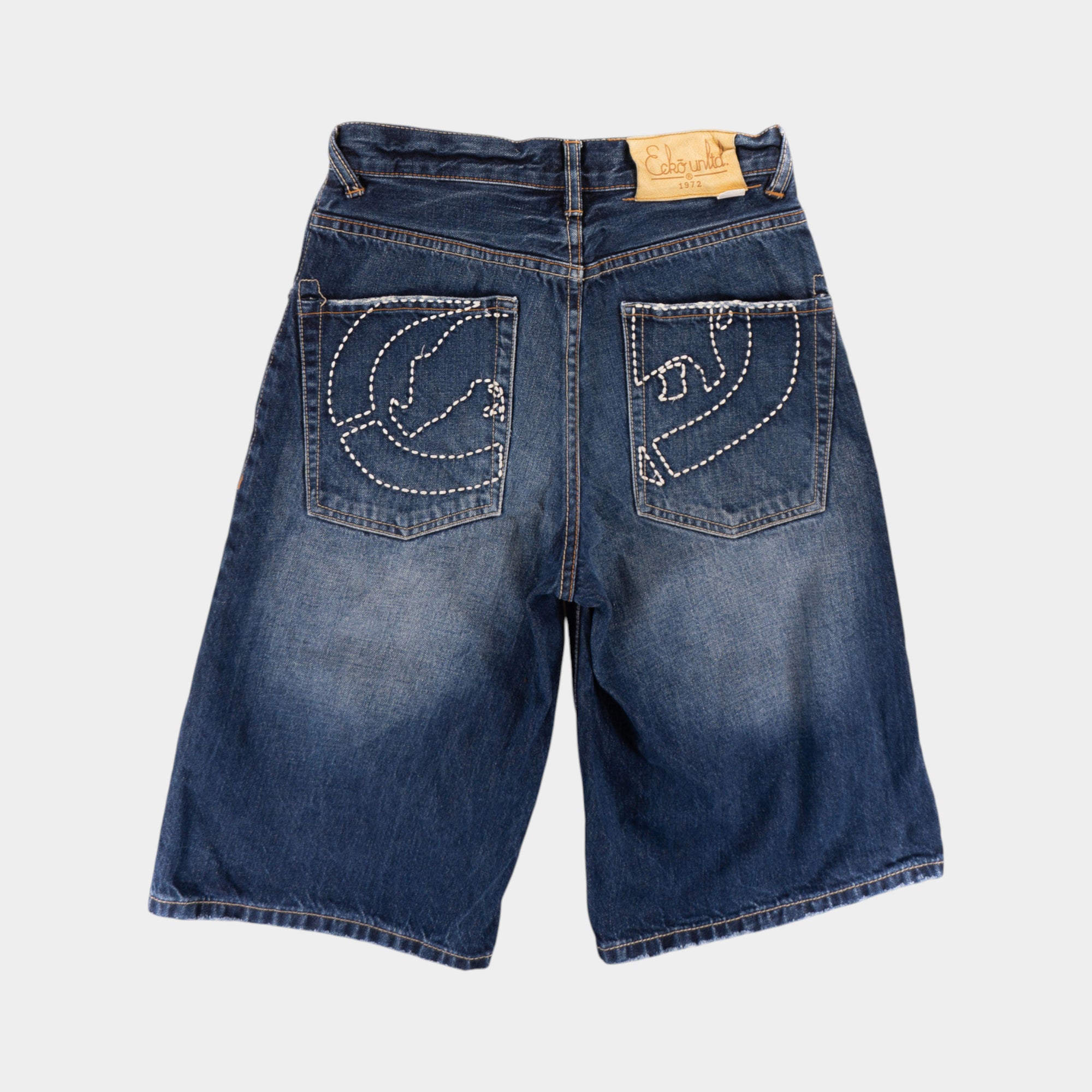 Ecko Unltd. Винтидж Сини Къси Дънки