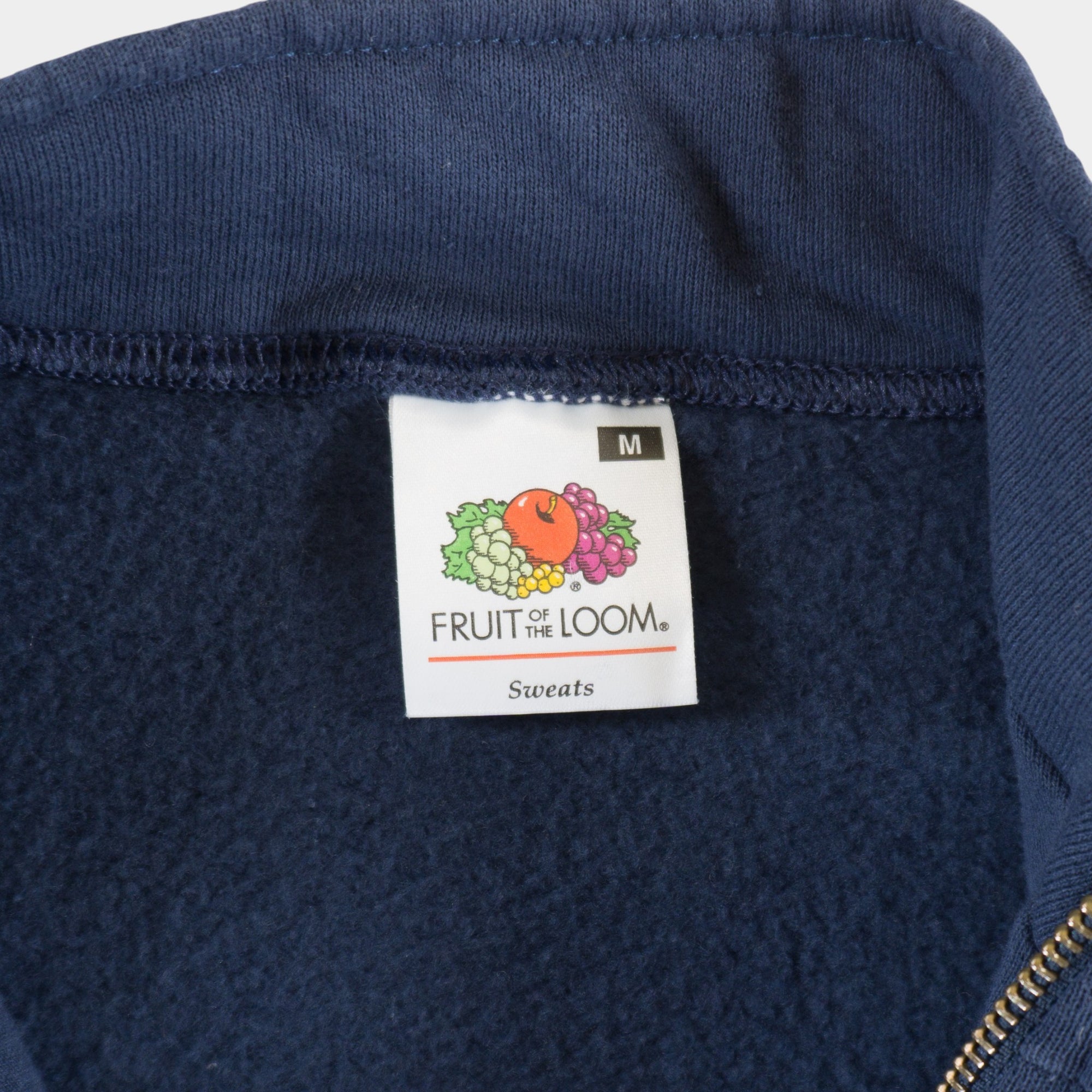 Fruit of the Loom Тъмно Синя Блуза с Цип