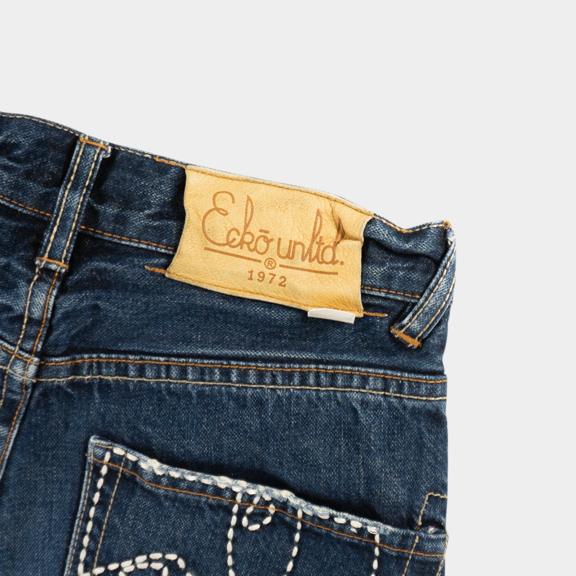 Ecko Unltd. Винтидж Сини Къси Дънки