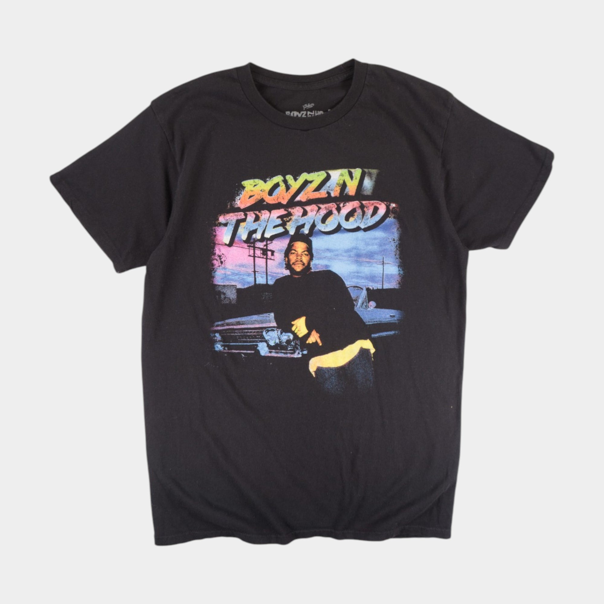 Boyz N The Hood Черна Тениска с Графика