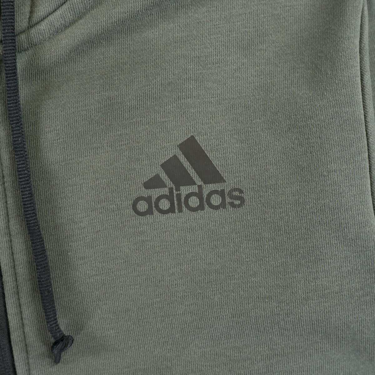 Adidas Зелен Суичър с Цип