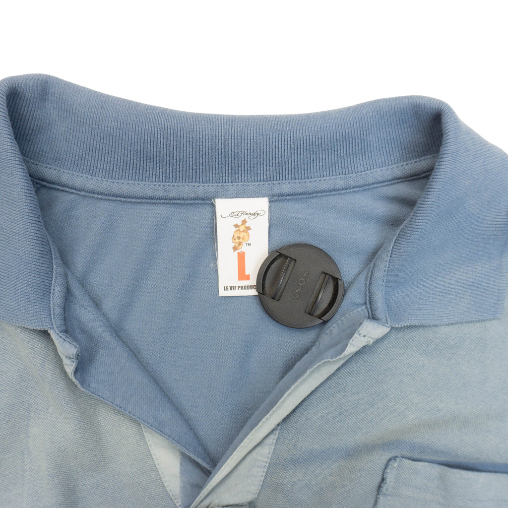 Ed Hardy Washed Блуза с Яка