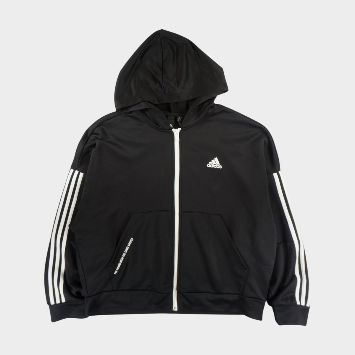 Adidas Черен Суичър с Цип