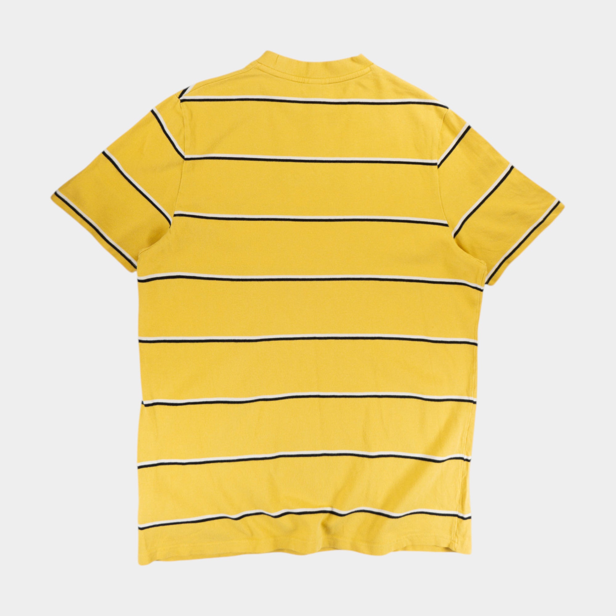 Ellesse Раирана Жълта Тениска