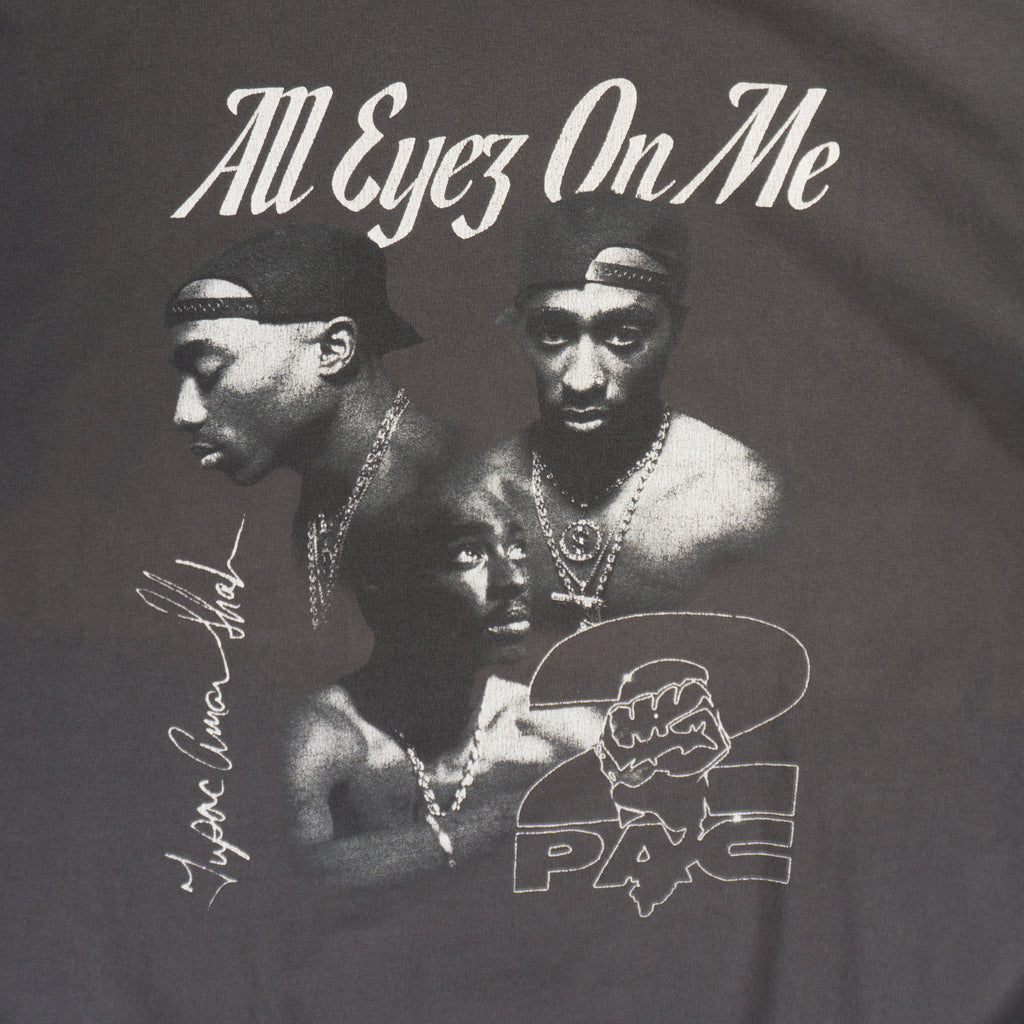 2Pac Сива Тениска с Графика