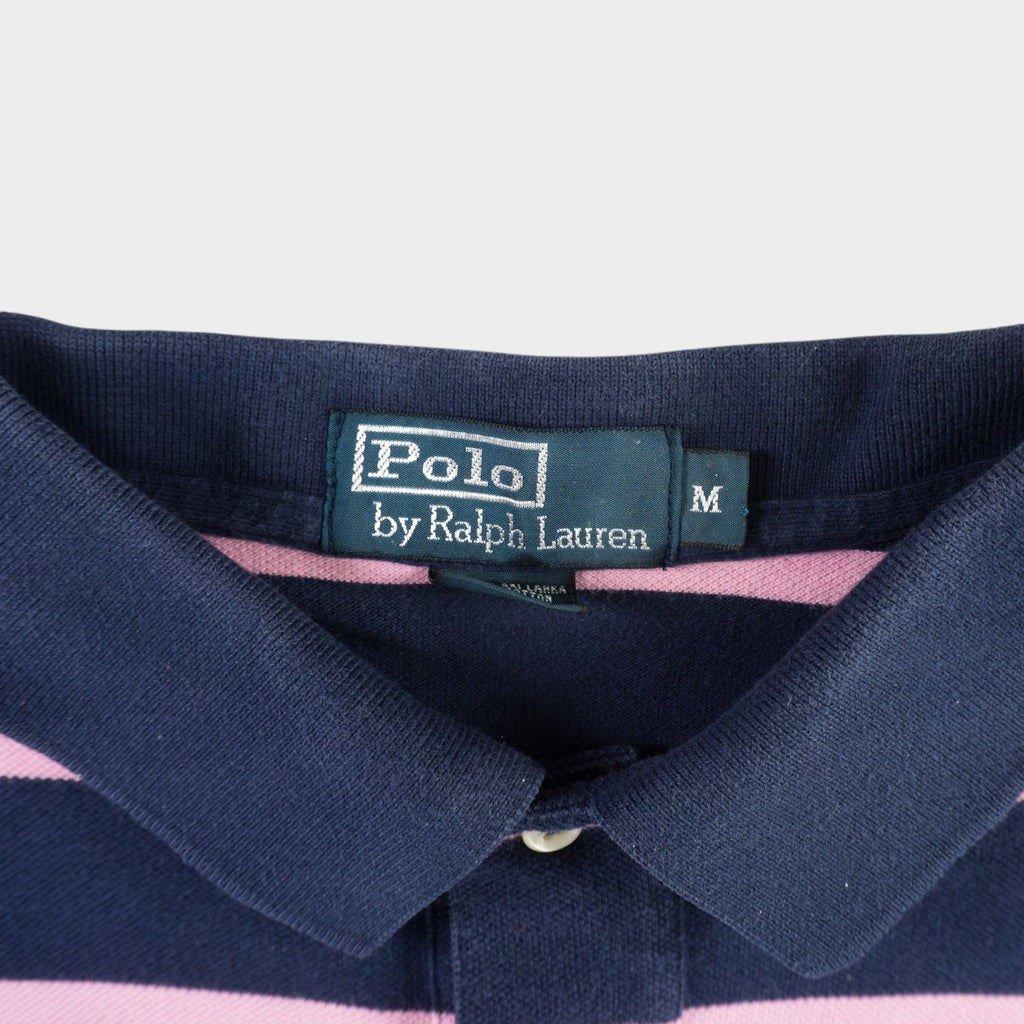 Polo Ralph Lauren Винтидж 2000-те Синя Раирана Тениска